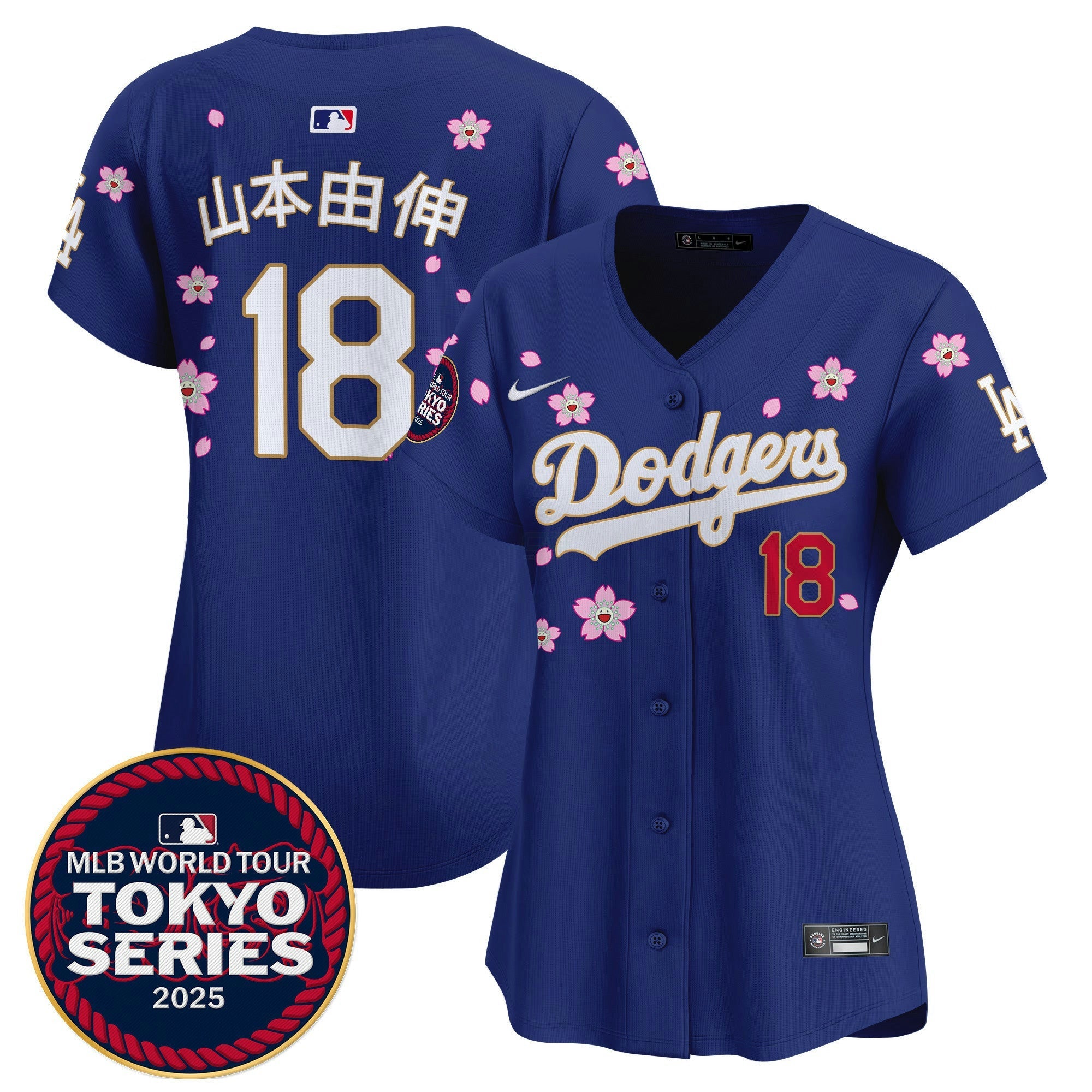 Camisa MLB Women’s Tokyo Series 2025 Dourada Trim Vapor Premier Limited Jersey V2 – Stitched