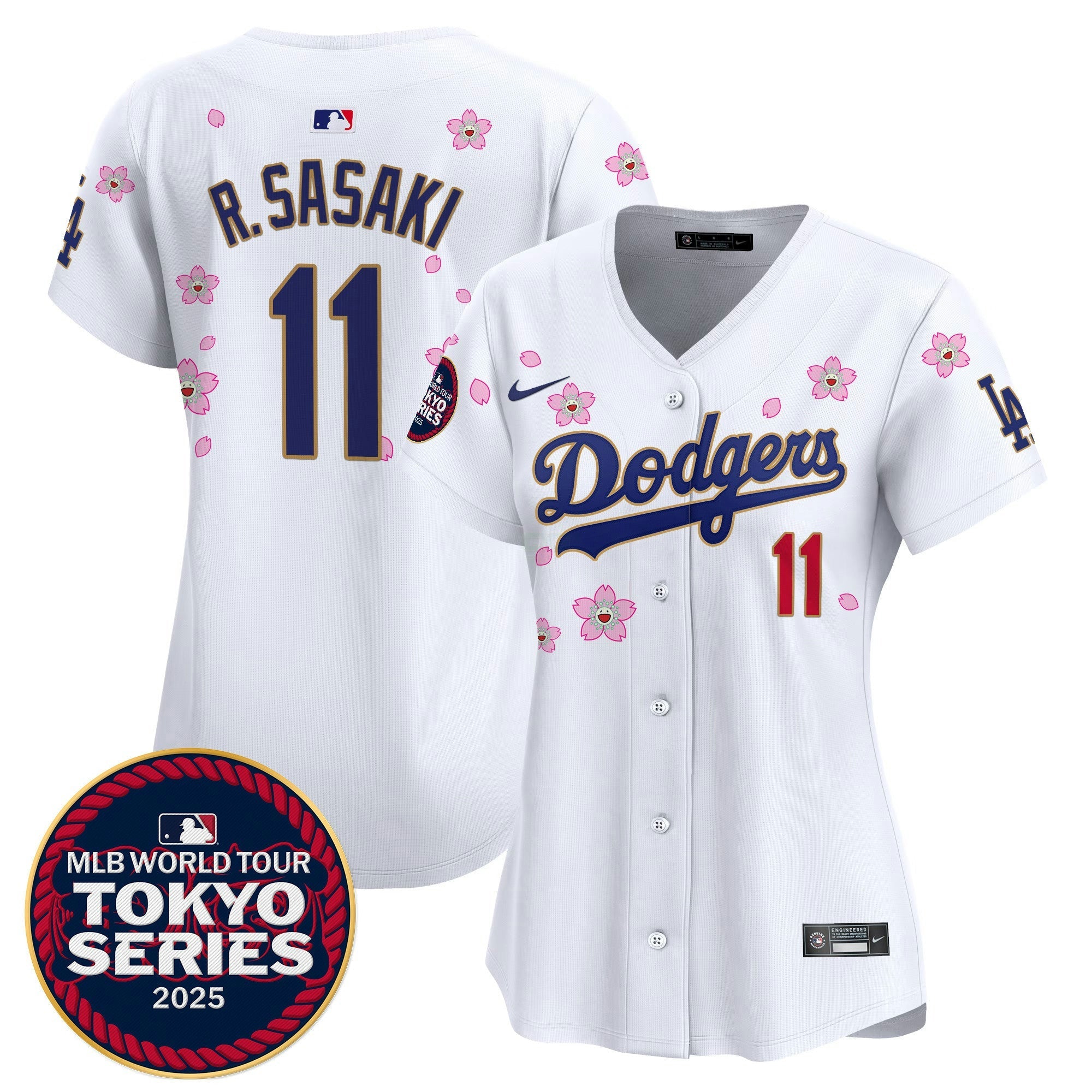 Camisa MLB Women’s Tokyo Series 2025 Dourada Trim Vapor Premier Limited Jersey V2 – Stitched