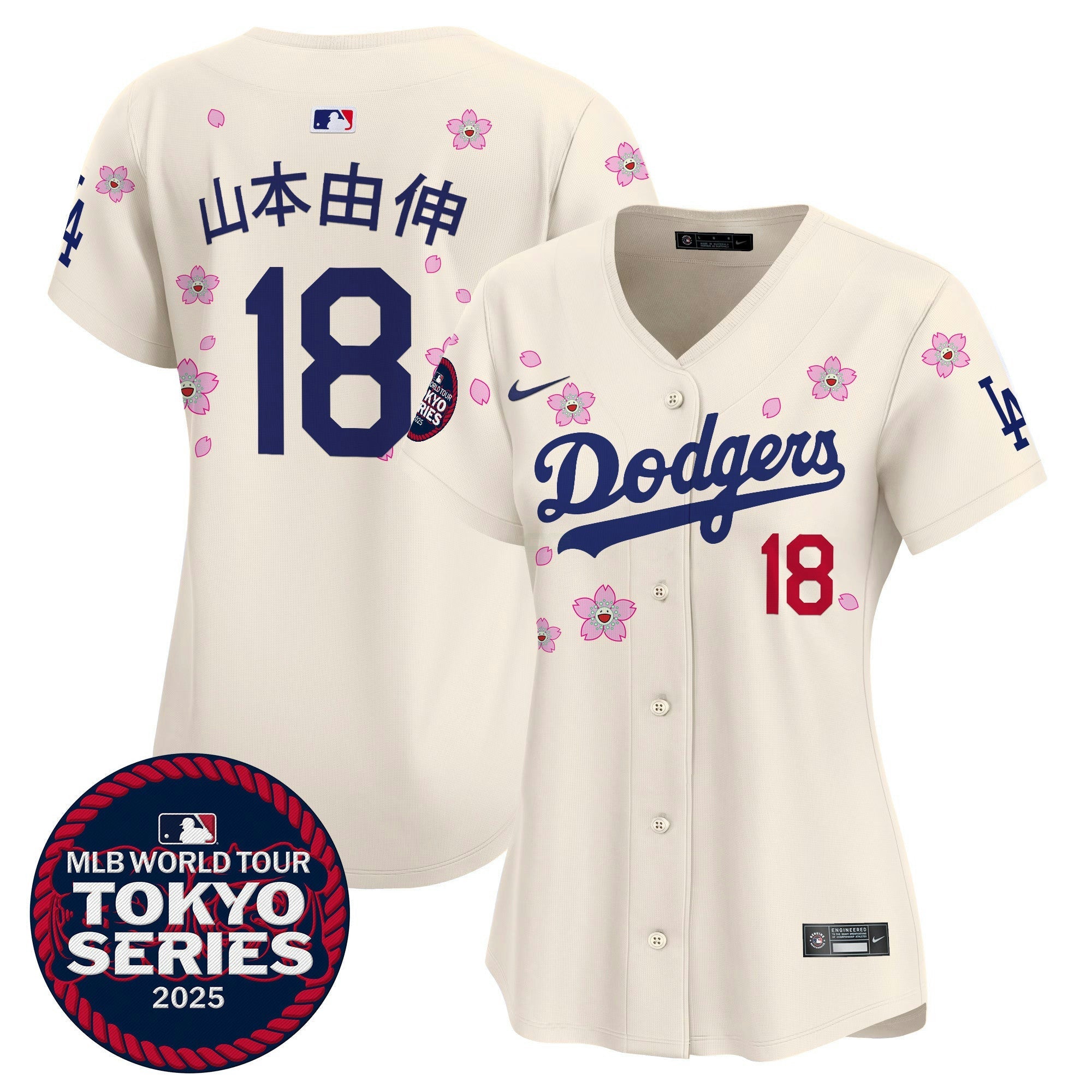 Camisa MLB Women’s Tokyo Series 2025 Vapor Premier Limited Jersey V2 – Stitched