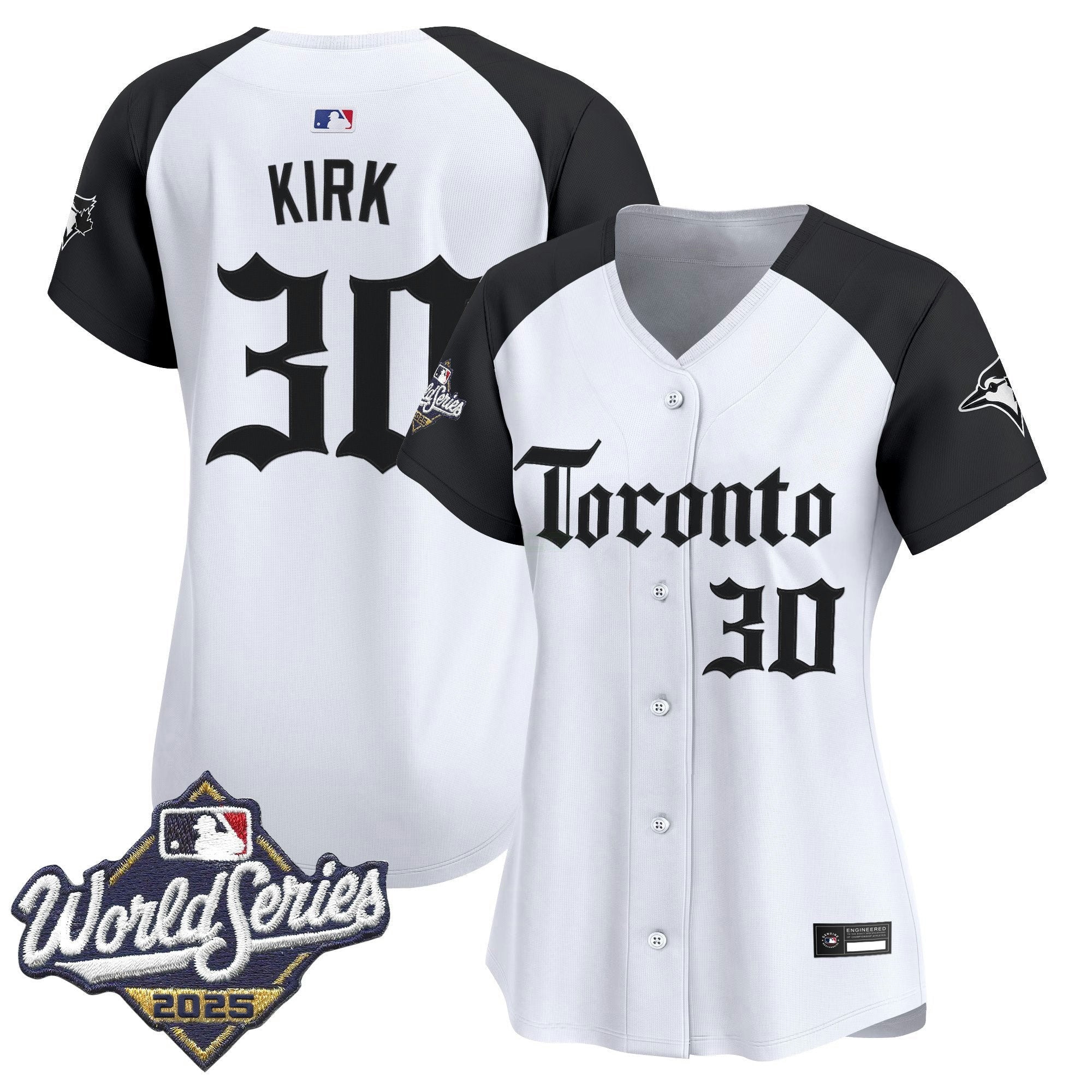 Camisa MLB Women’s Toronto 2025 World Series Vapor Premier Limited Jersey – Gothic North Edition