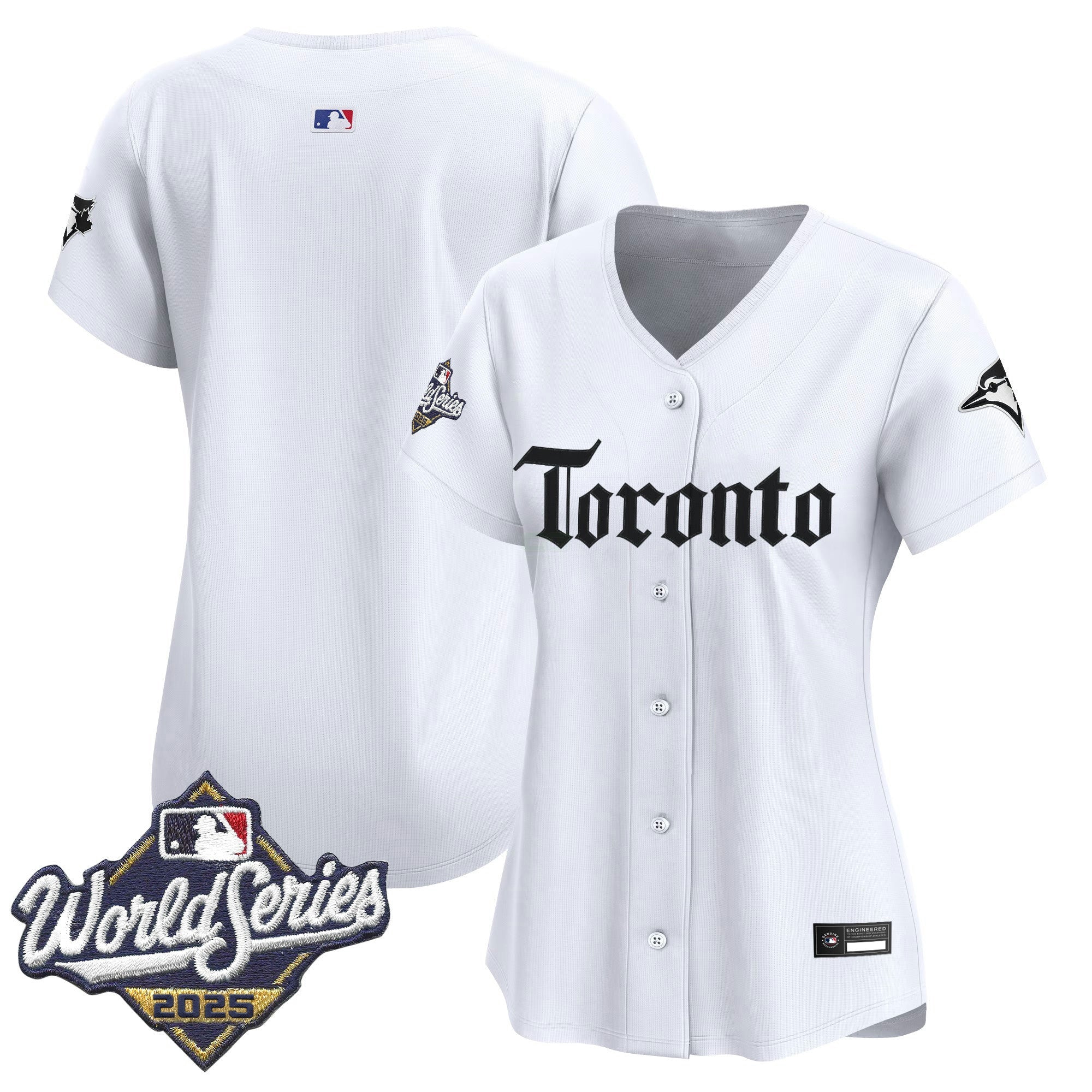 Camisa MLB Women’s Toronto 2025 World Series Vapor Premier Limited Jersey – Gothic North Edition