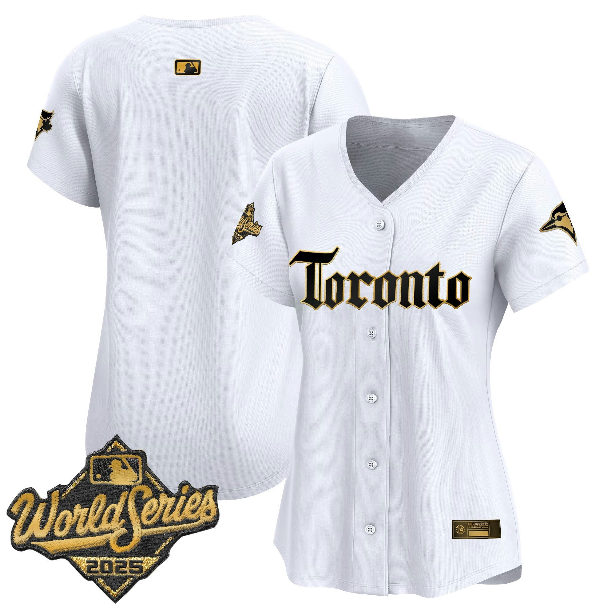 Camisa MLB Women’s Toronto 2025 World Series Vapor Premier Limited Jersey – Gothic North Edition