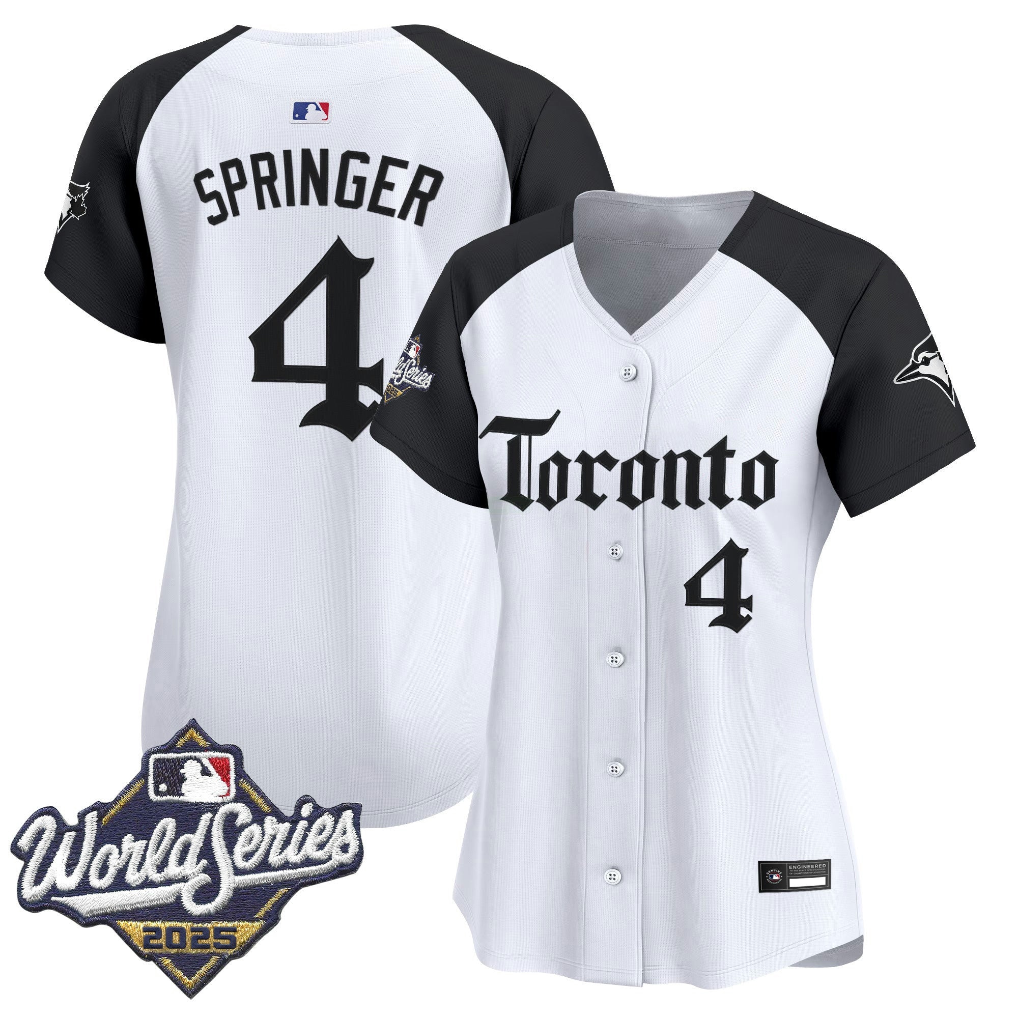 Camisa MLB Women’s Toronto 2025 World Series Vapor Premier Limited Jersey – Gothic North Edition