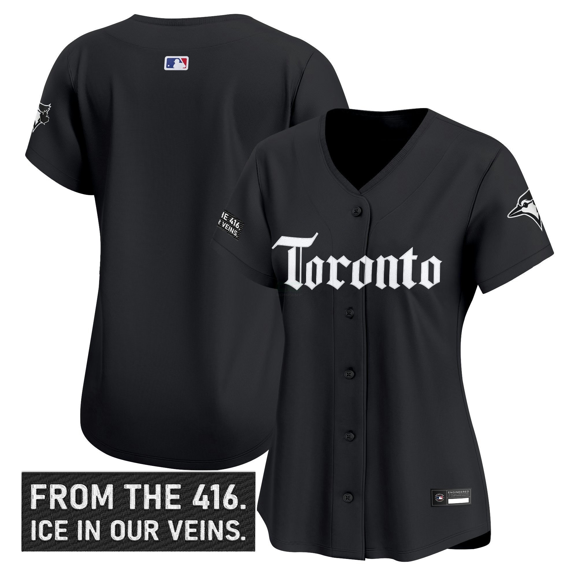Camisa MLB Women’s Toronto ‘Gothic North Edition’ Vapor Premier Limited Jersey