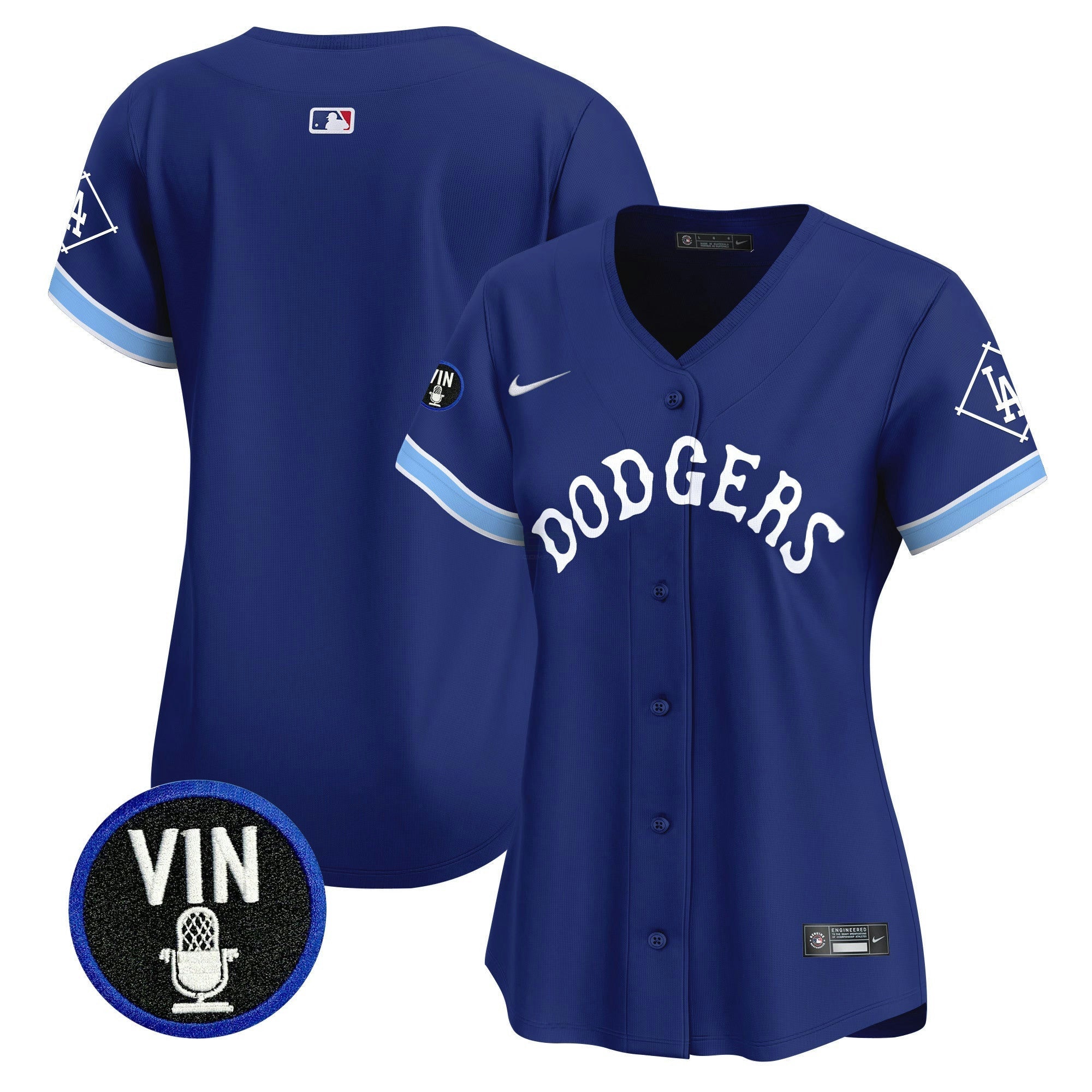 Camisa MLB Women’s Tribute Vin Scully Patch Vapor Premier Limited Jersey