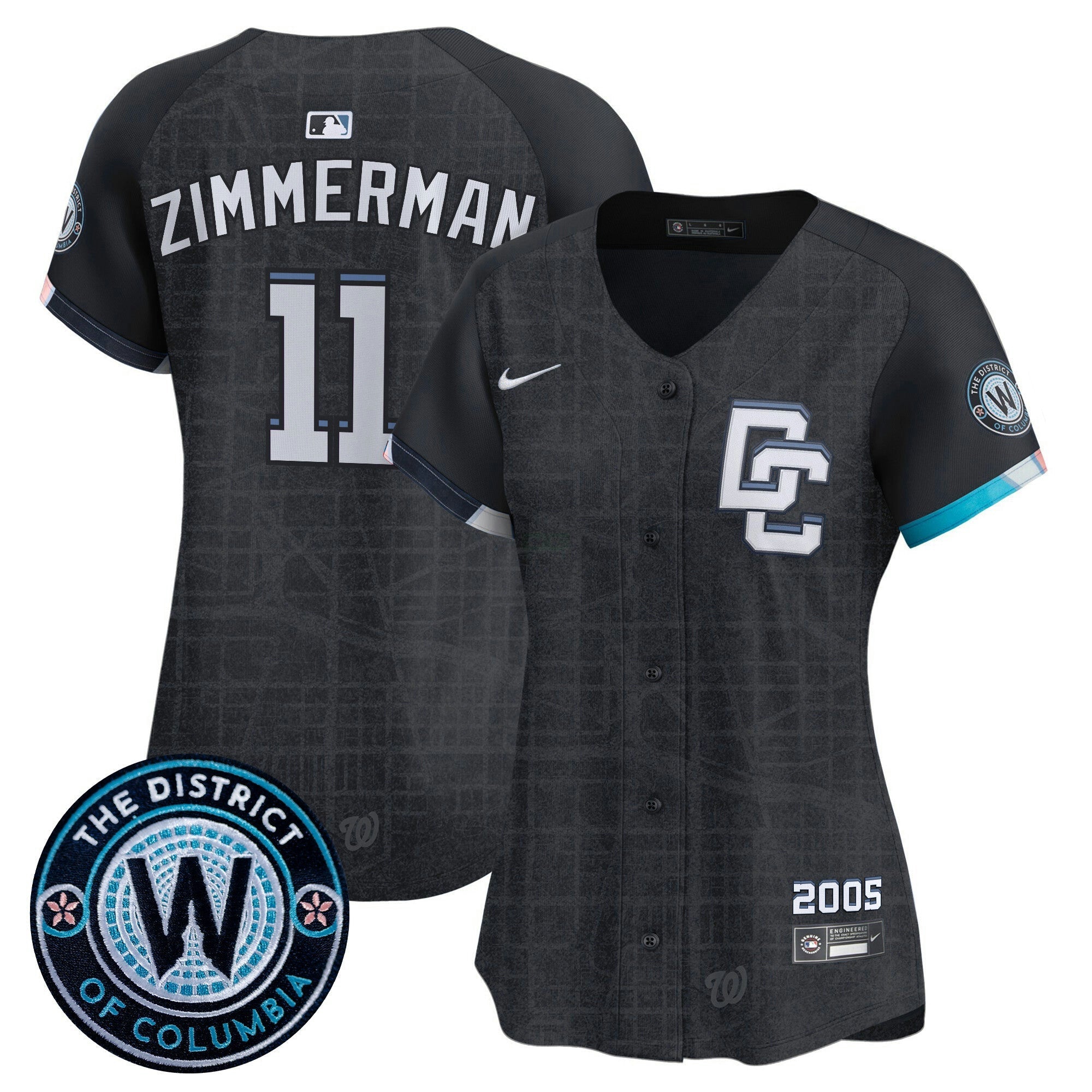 Camisa MLB Women’s Washington 2025 City Connect Vapor Premier Limited Jersey – Stitched