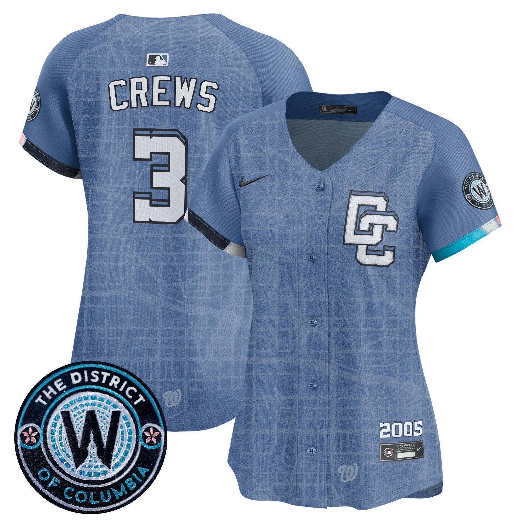 Camisa MLB Women’s Washington 2025 City Connect Vapor Premier Limited Jersey – Stitched