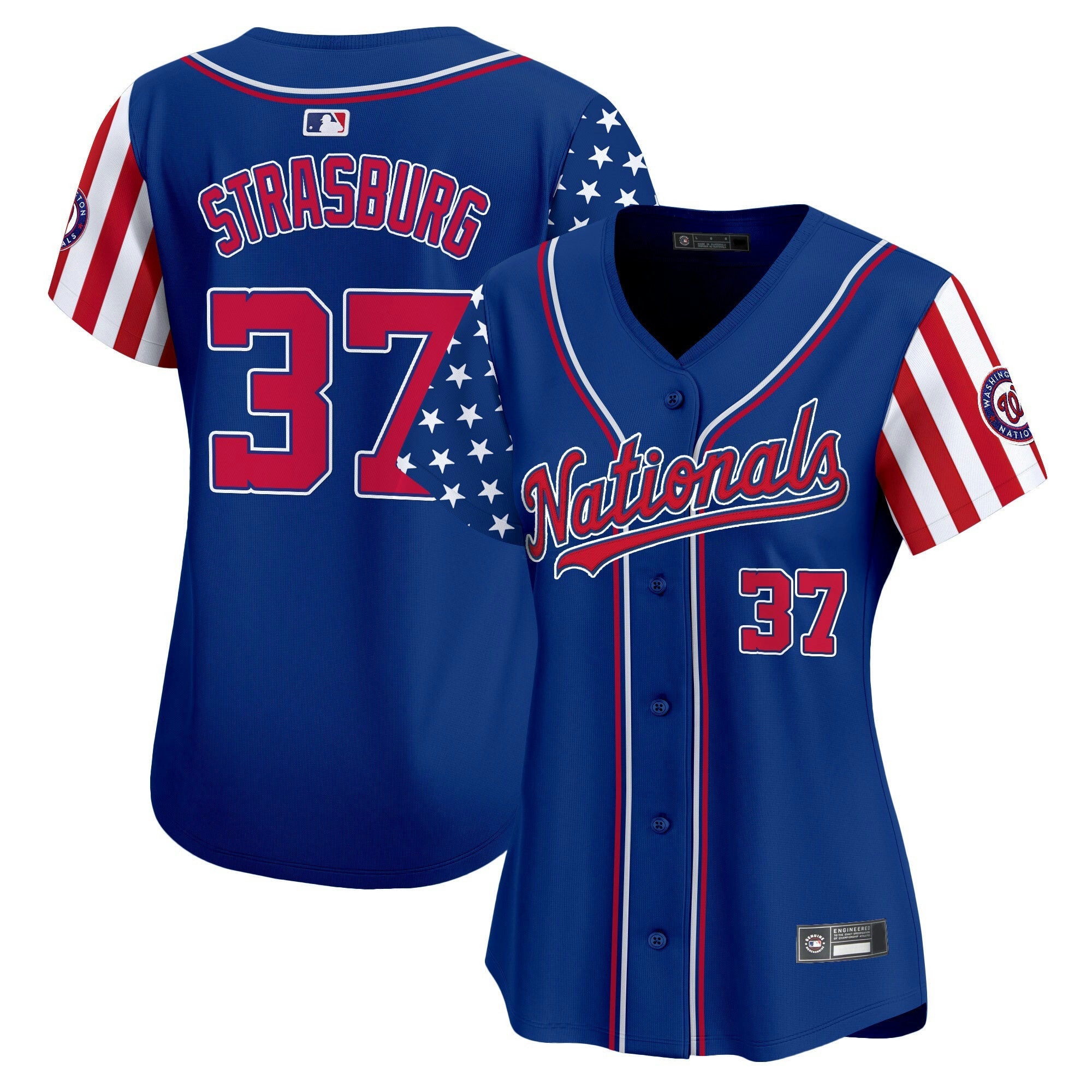 Camisa MLB Women’s Washington 2025 Independence Day Vapor Premier Limited Jersey