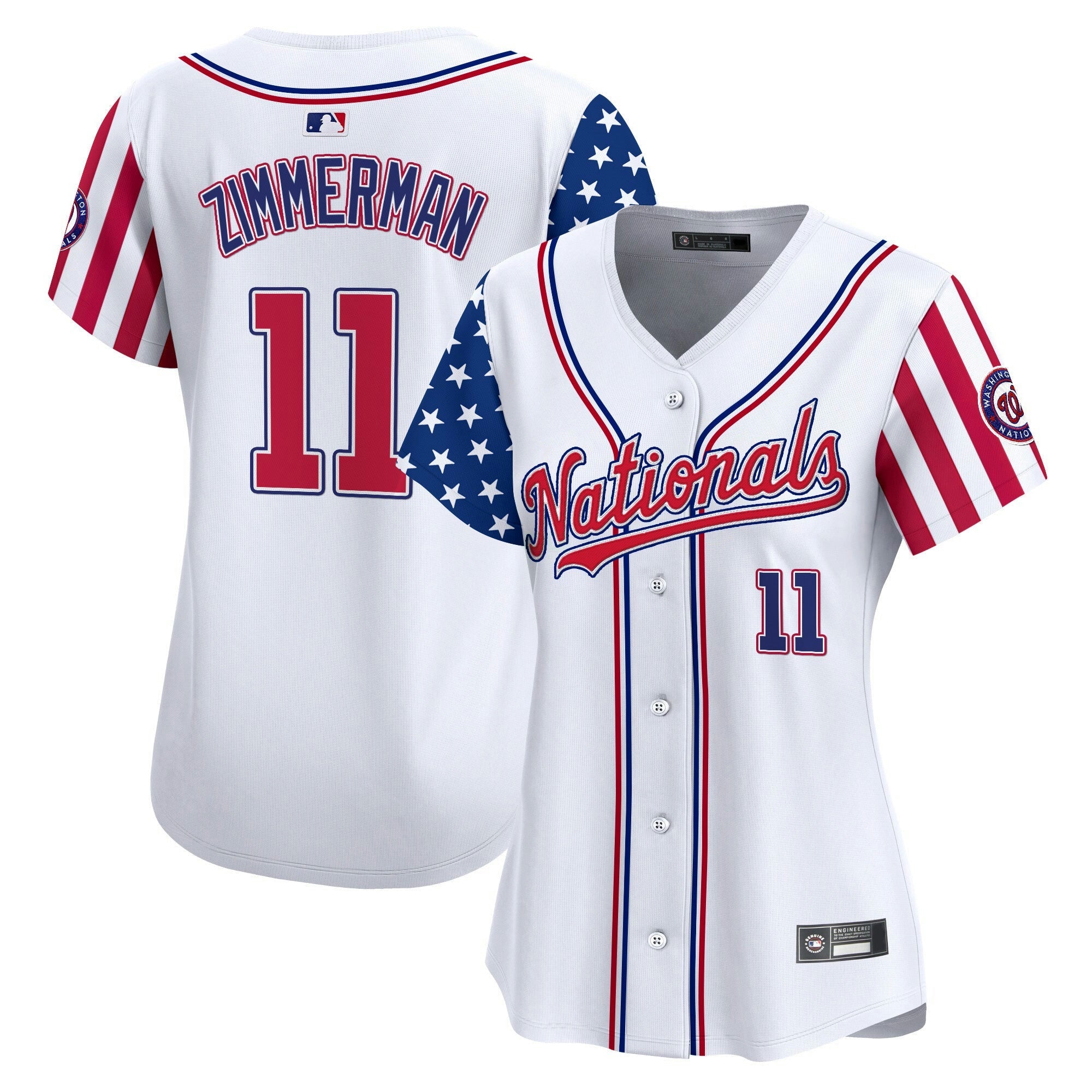 Camisa MLB Women’s Washington 2025 Independence Day Vapor Premier Limited Jersey