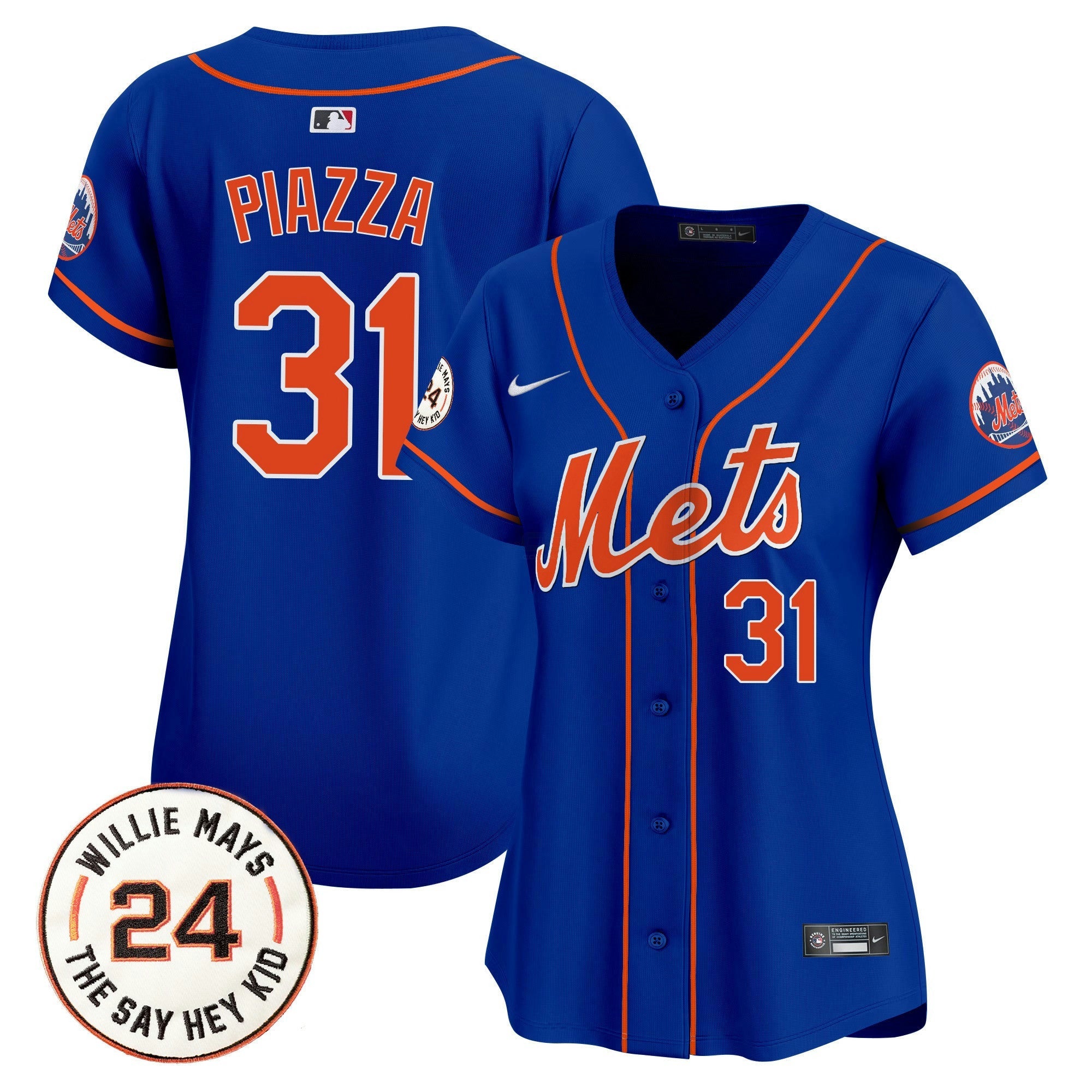 Camisa MLB Women’s Willie Mays Patch Vapor Premier Limited Jersey