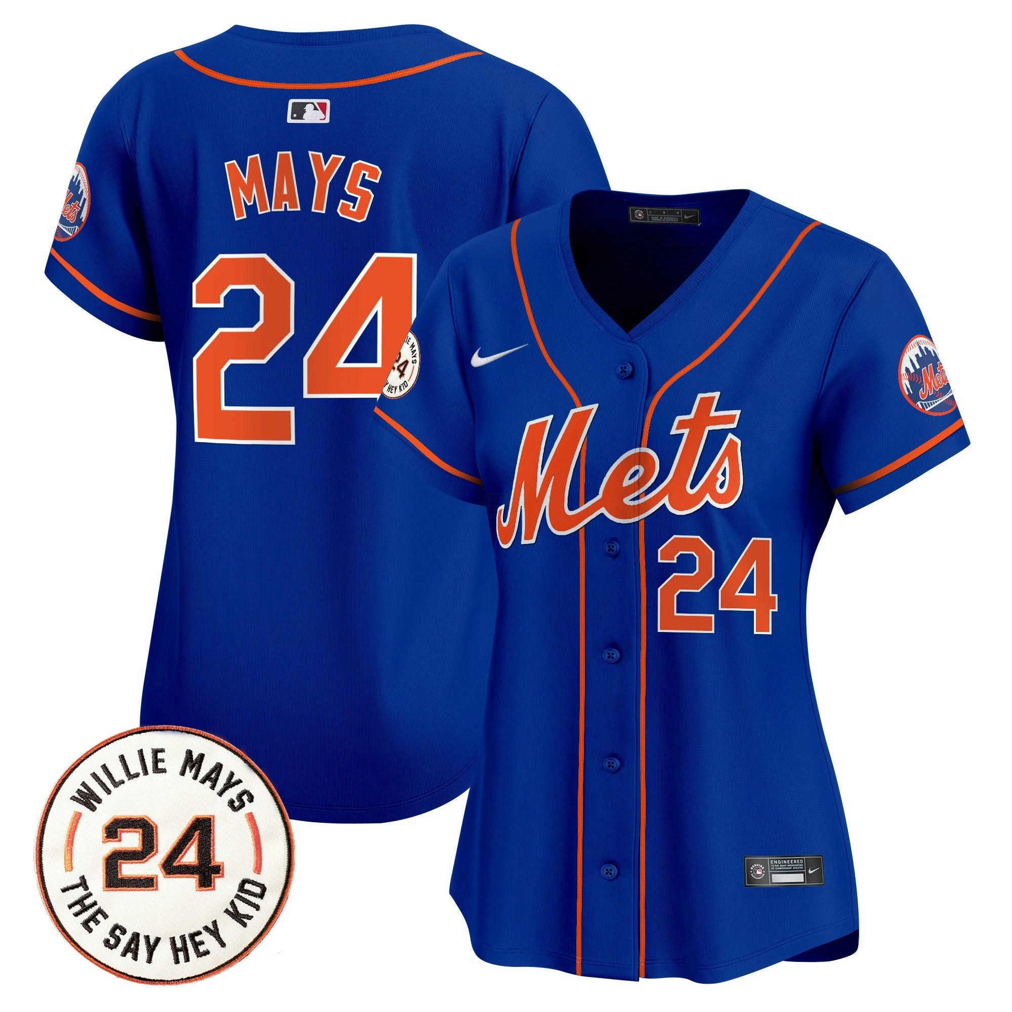 Camisa MLB Women’s Willie Mays Patch Vapor Premier Limited Jersey