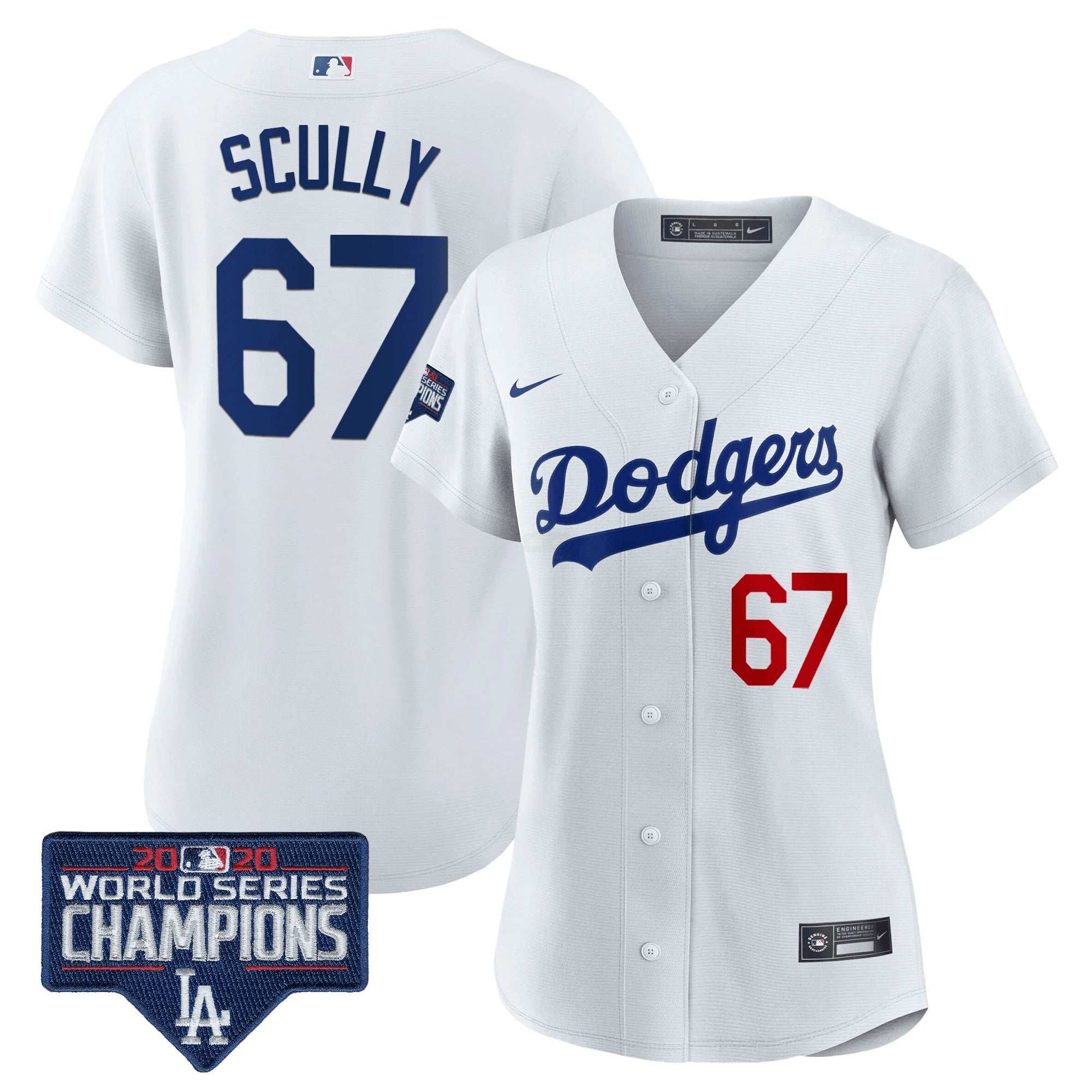 Camisa MLB Women’s World Series Champions Patch Jersey