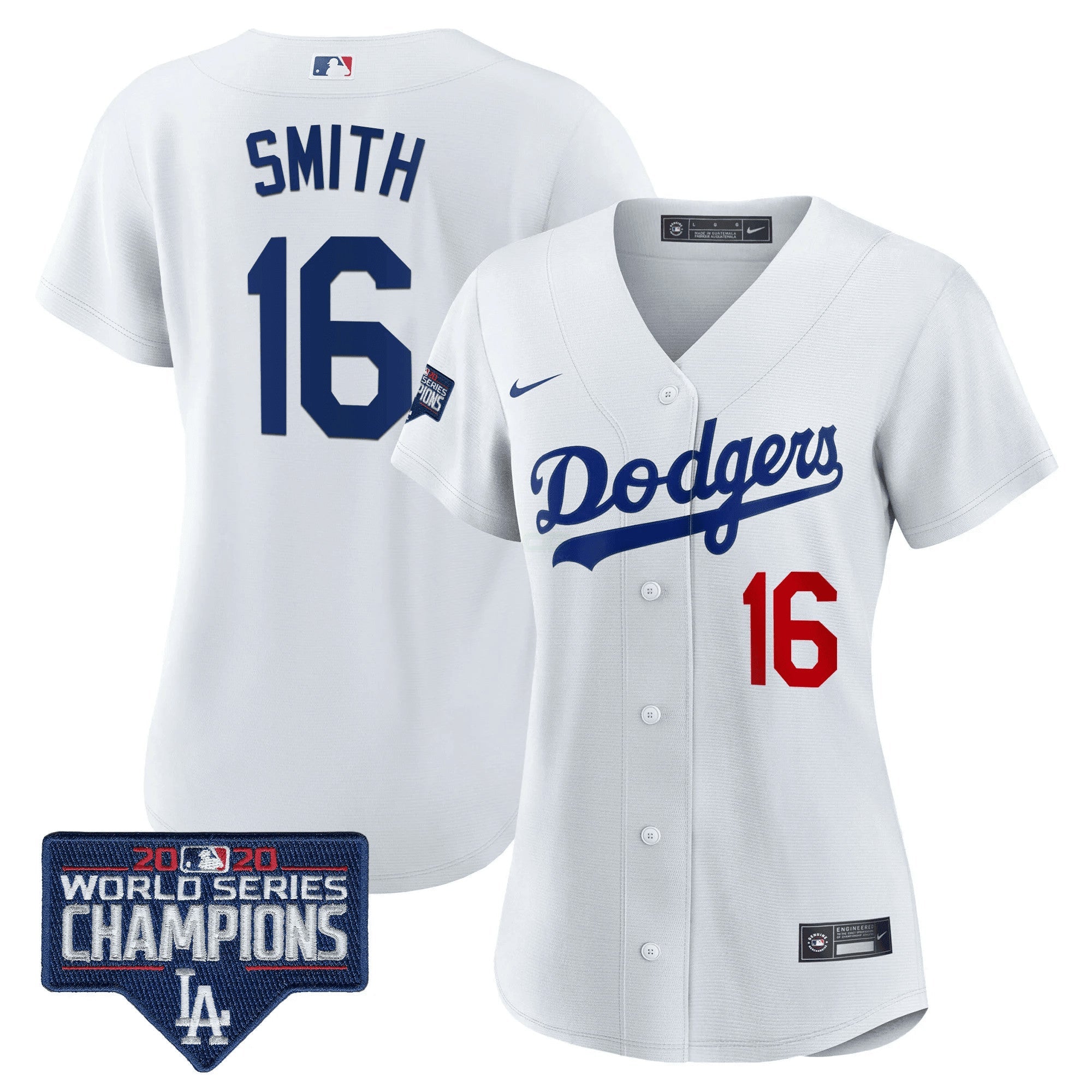 Camisa MLB Women’s World Series Champions Patch Jersey
