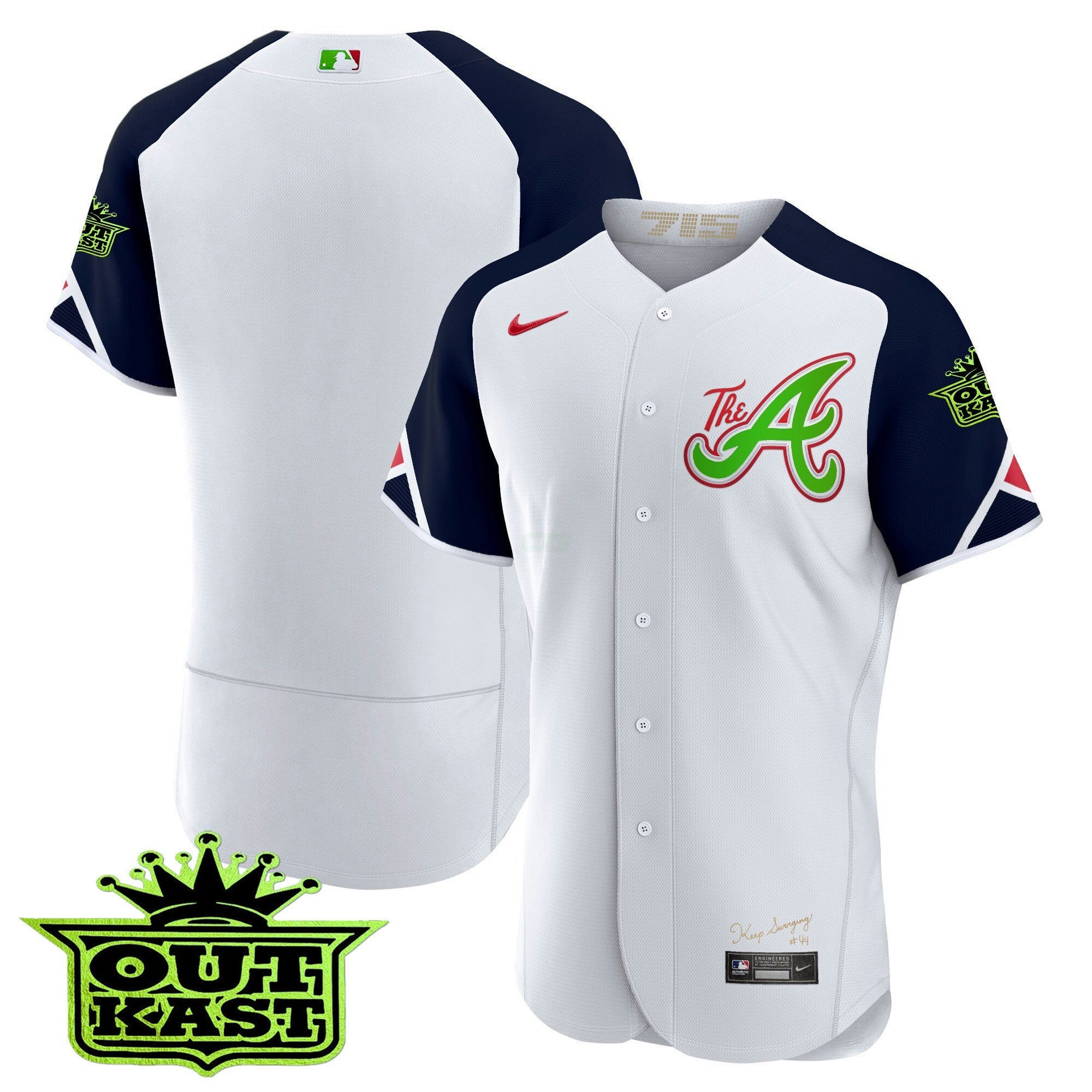 Camisa MLB Youth’s Atlanta Atliens City Connect Flex Base Jersey