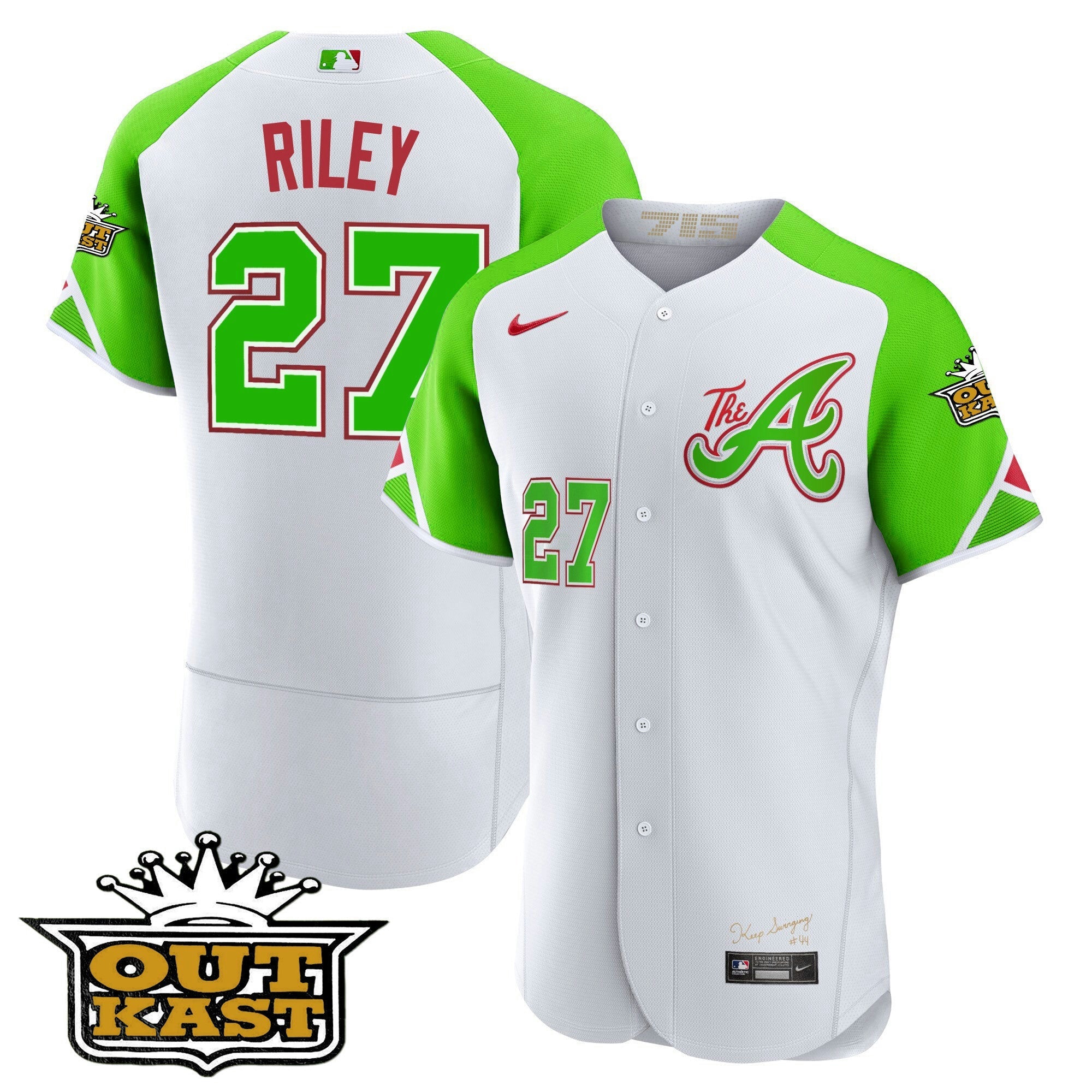 Camisa MLB Youth’s Atlanta Atliens City Connect Flex Base Jersey