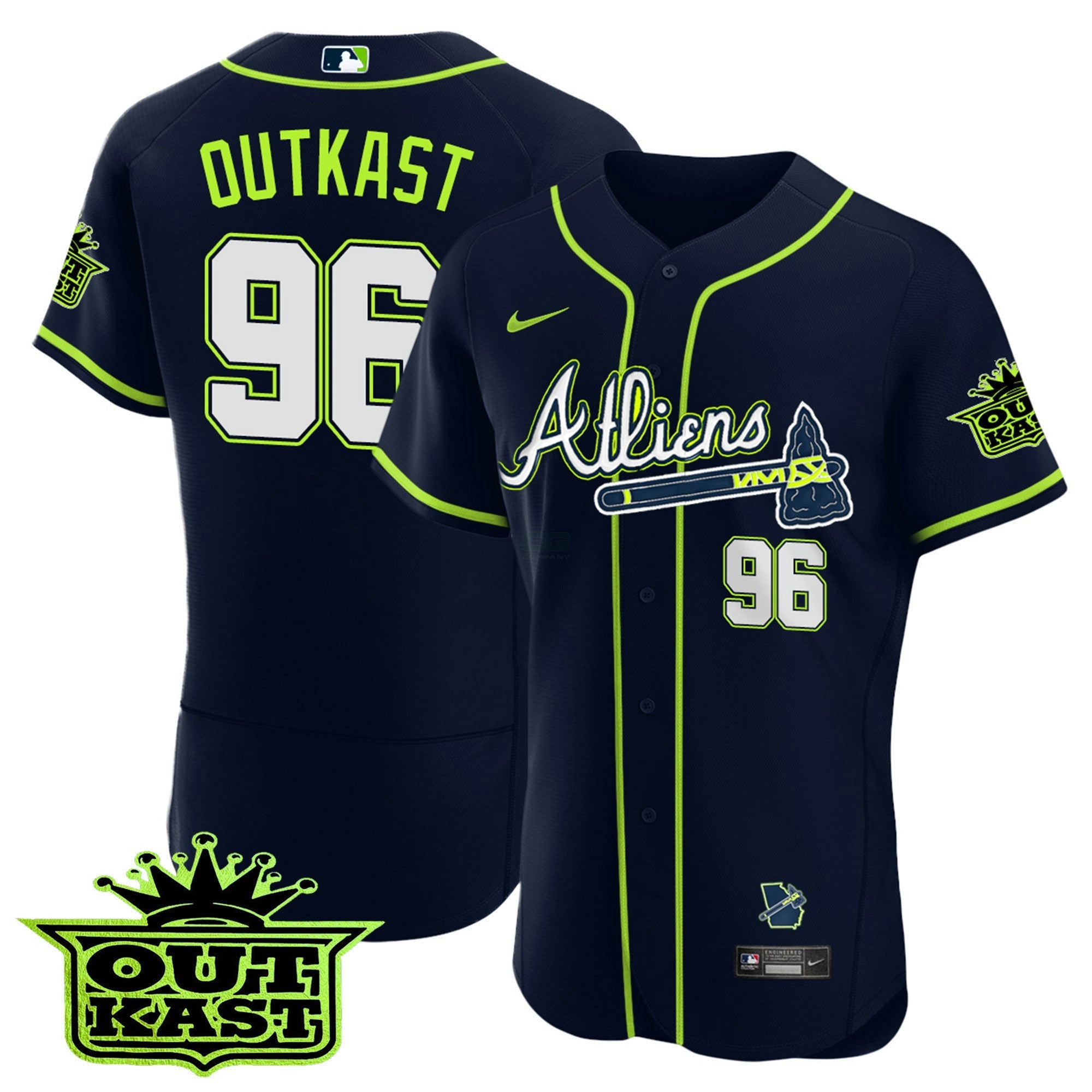 Camisa MLB Youth’s Atlanta Atliens Flex Base Jersey