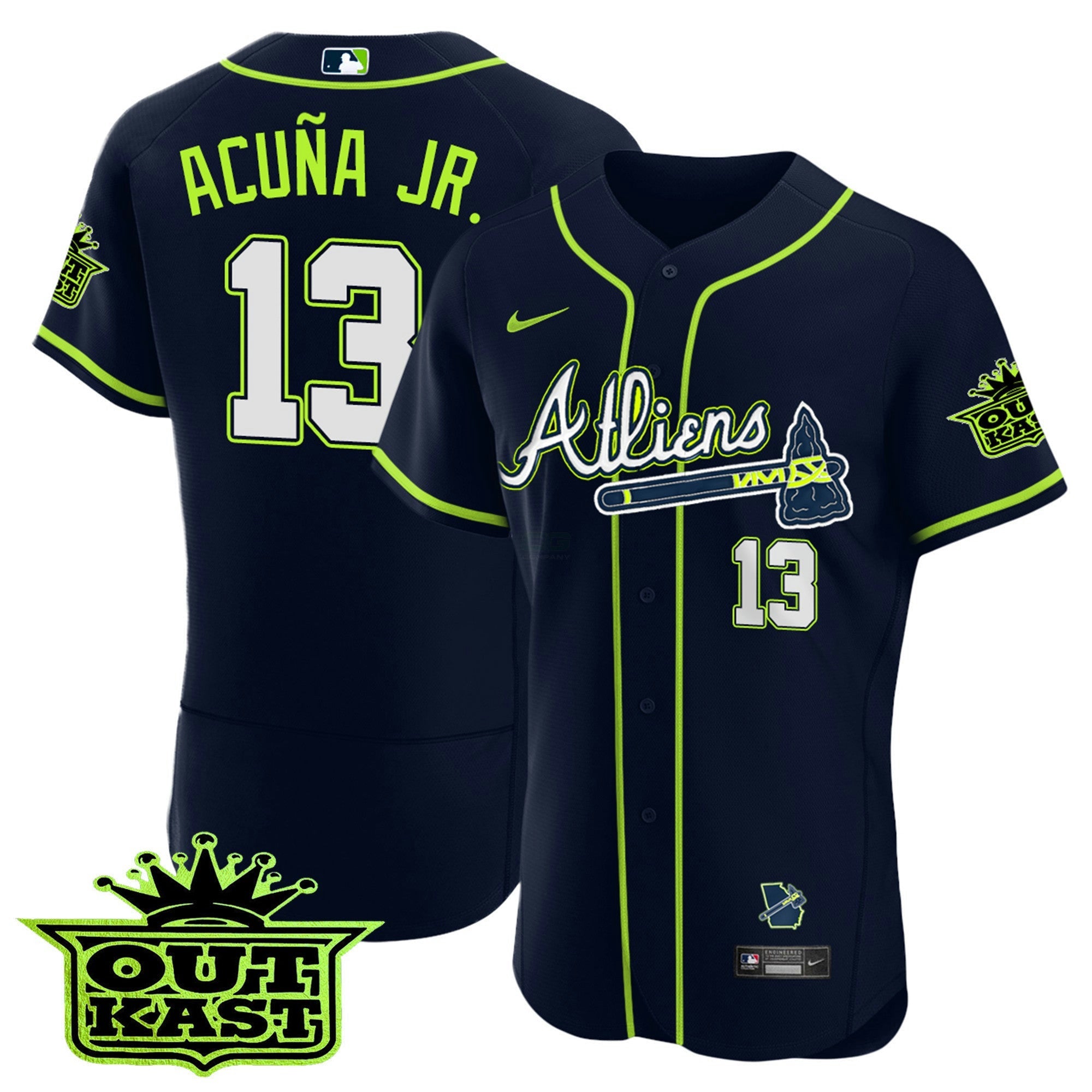 Camisa MLB Youth’s Atlanta Atliens Flex Base Jersey