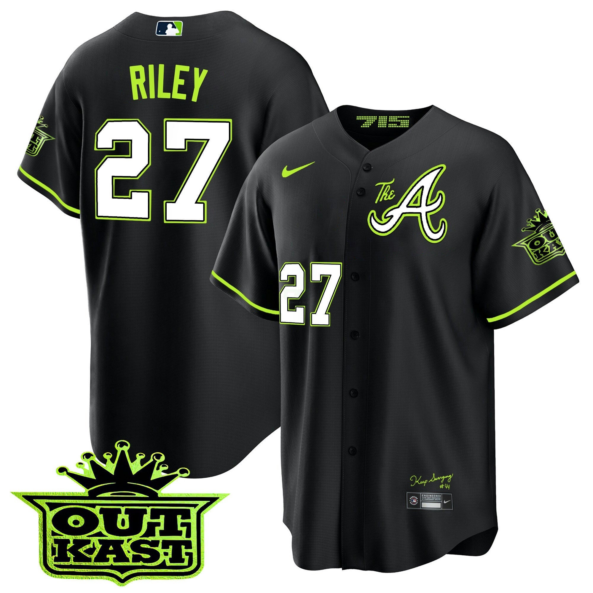 Camisa MLB Youth’s Atlanta Atliens The A Cool Base Jersey