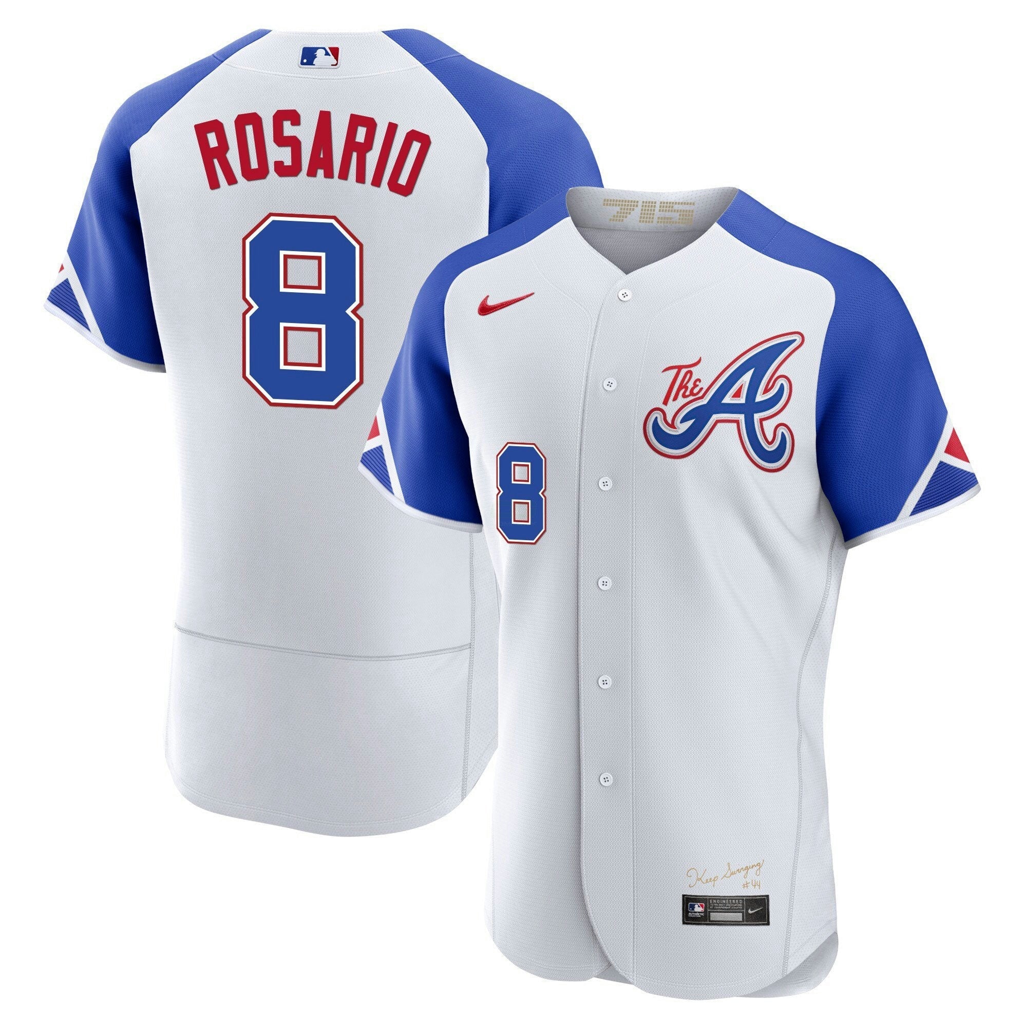 Camisa MLB Youth’s Atlanta Champions City Connect Dourada Flex Base Jersey