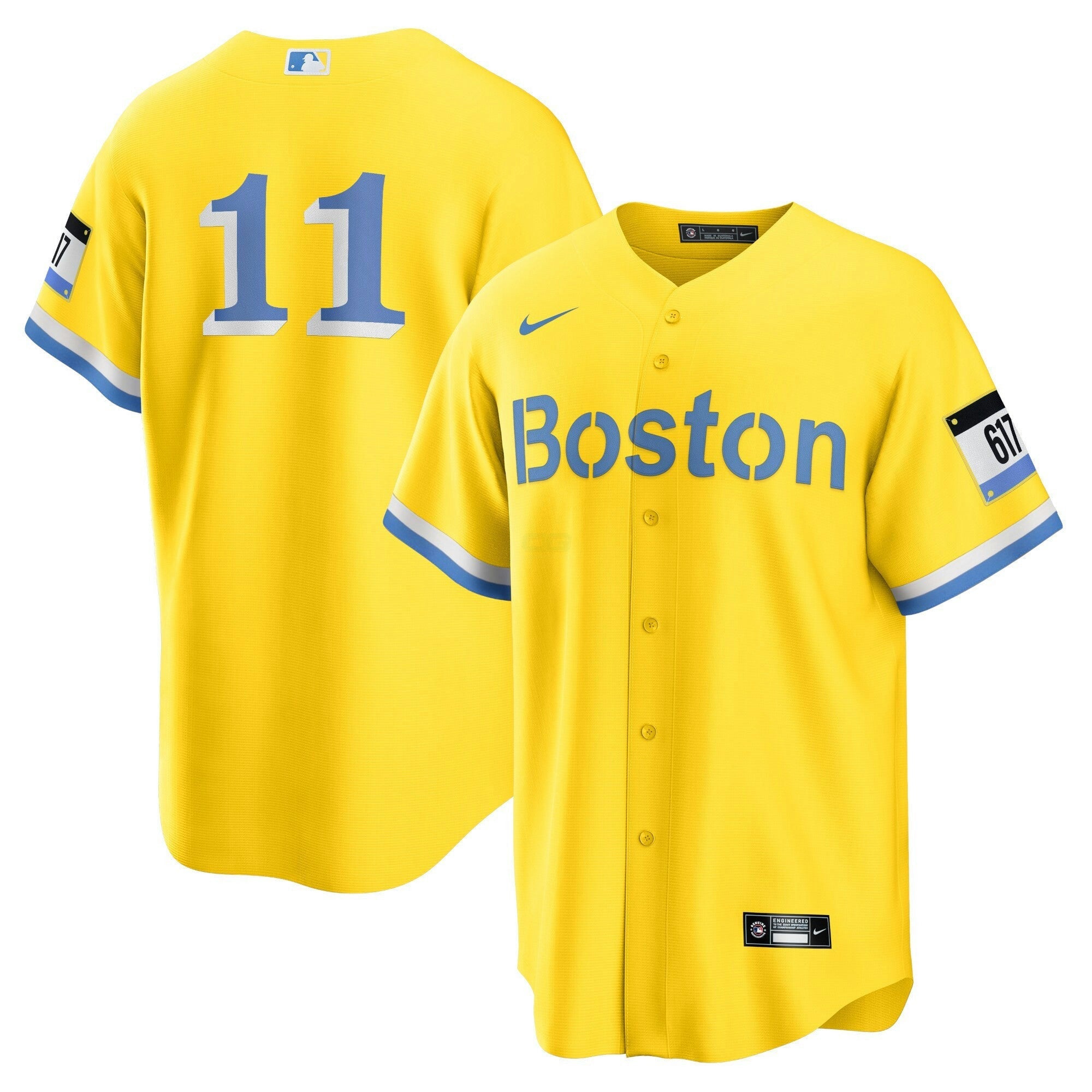 Camisa MLB Youth’s Boston Yellow Jersey