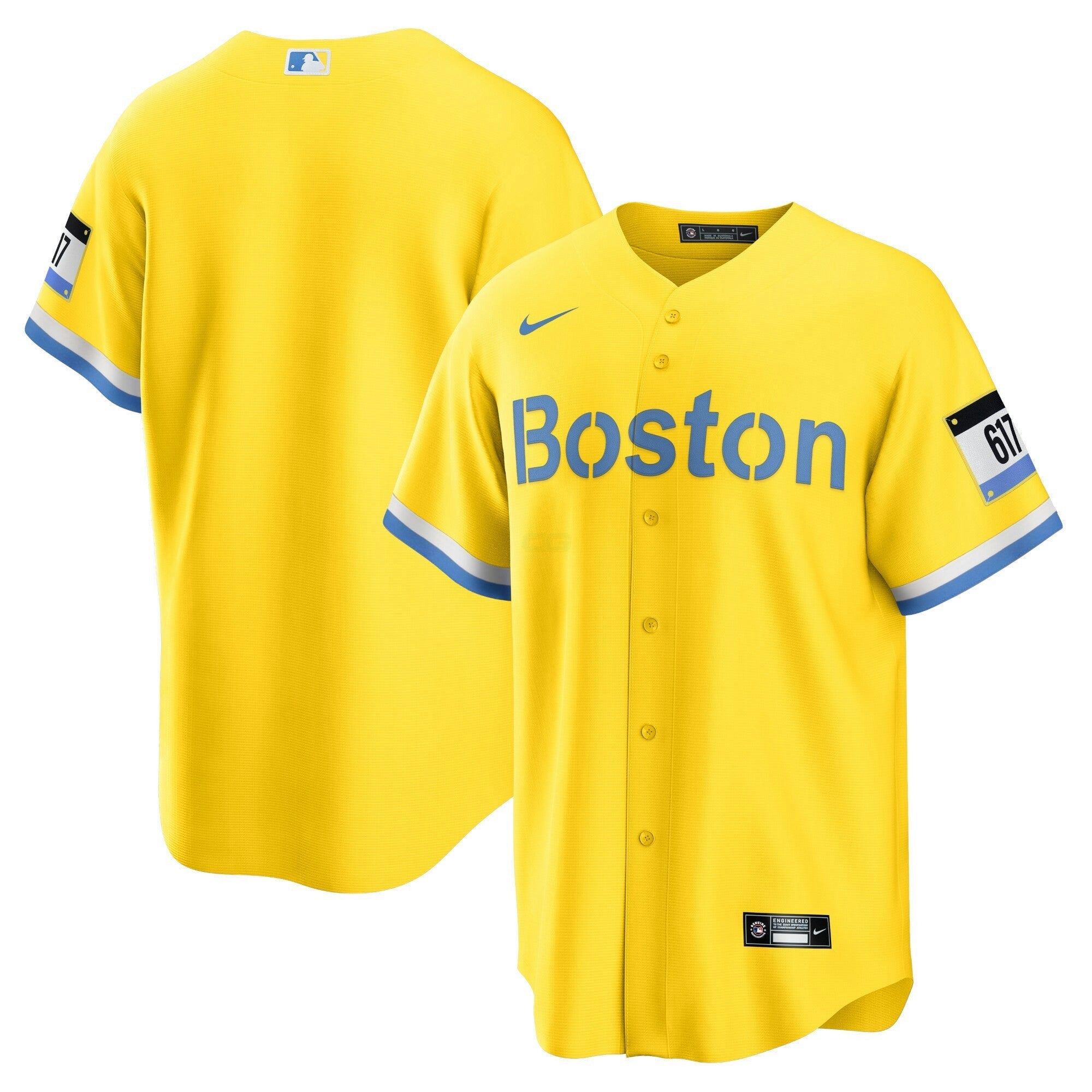 Camisa MLB Youth’s Boston Yellow Jersey