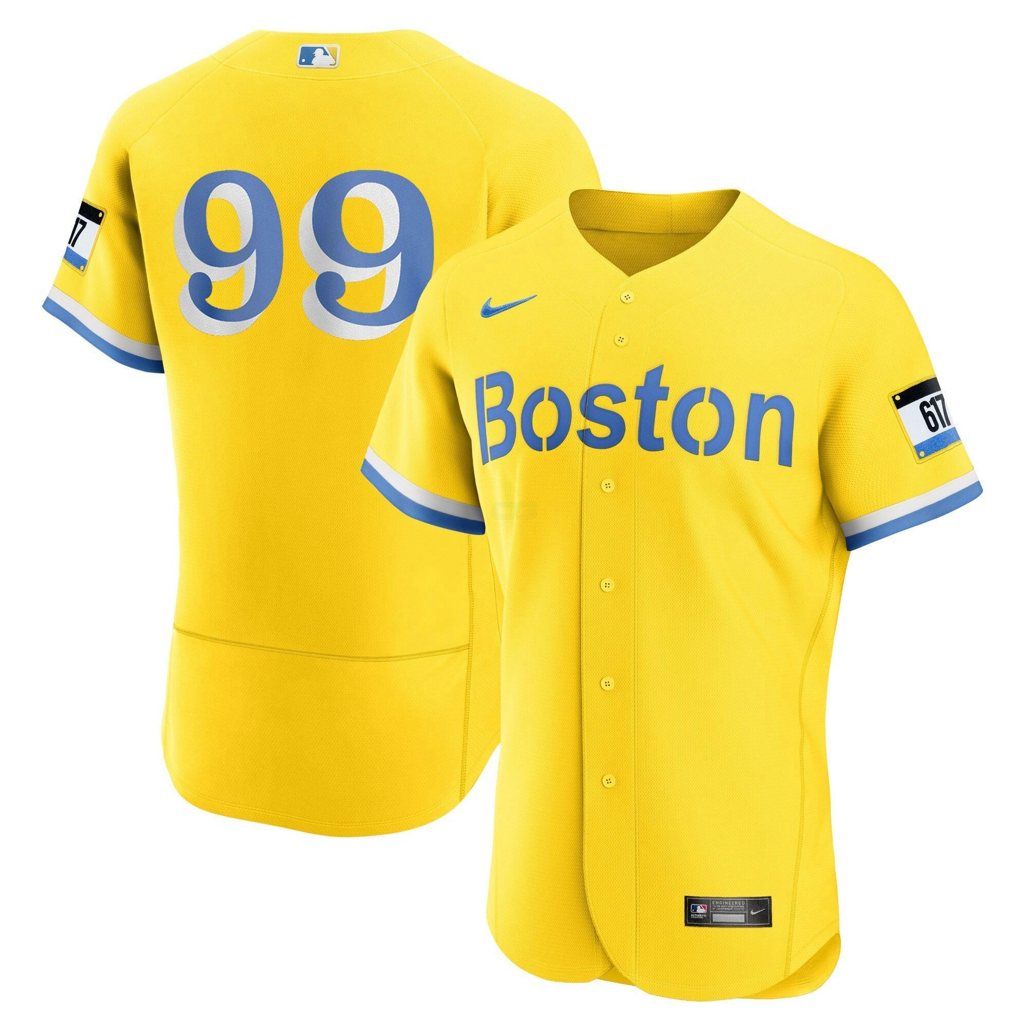 Camisa MLB Youth’s Boston Yellow Jersey