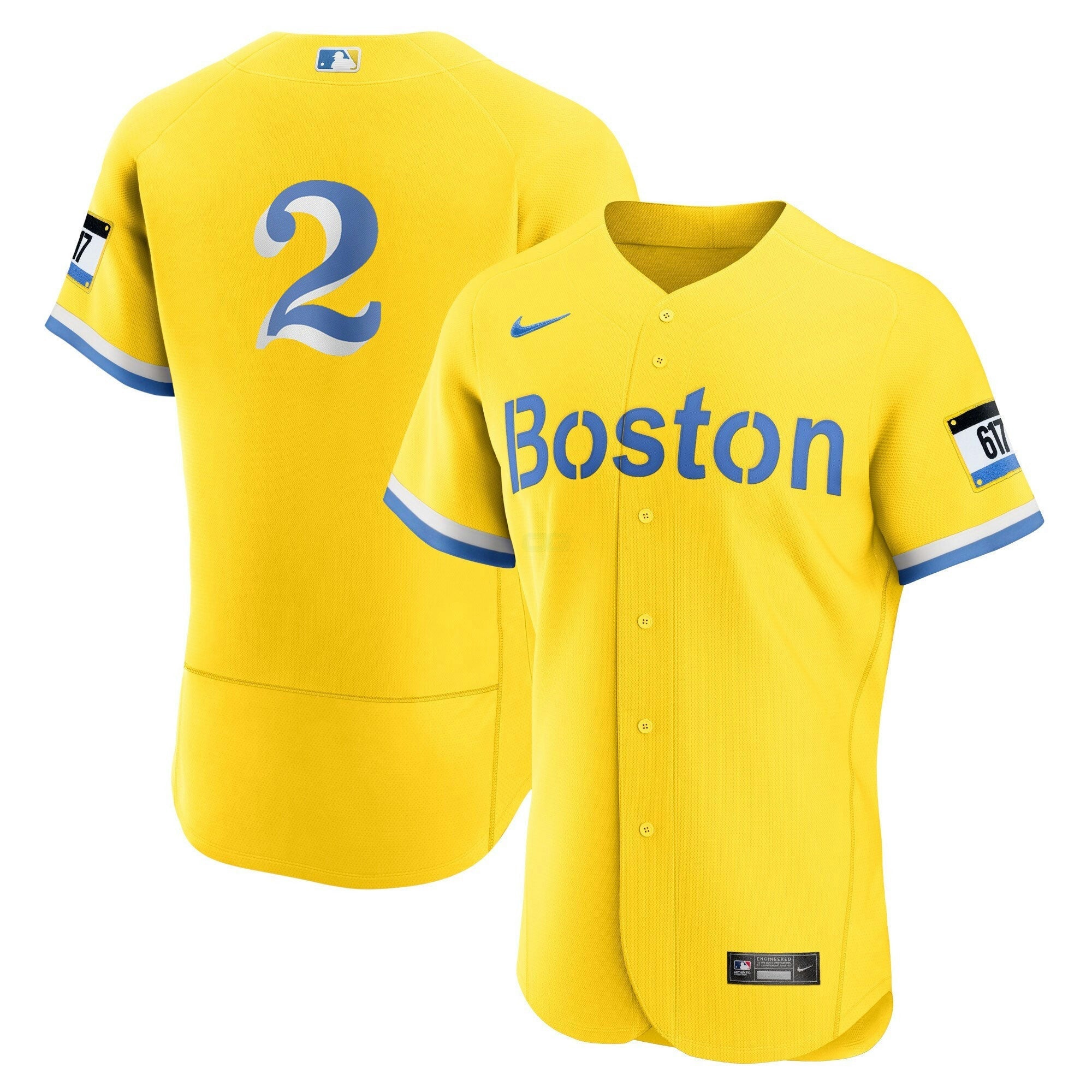 Camisa MLB Youth’s Boston Yellow Jersey