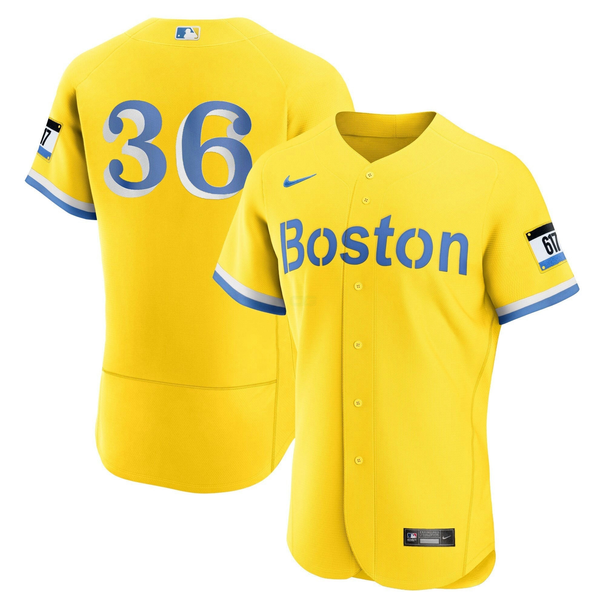 Camisa MLB Youth’s Boston Yellow Jersey
