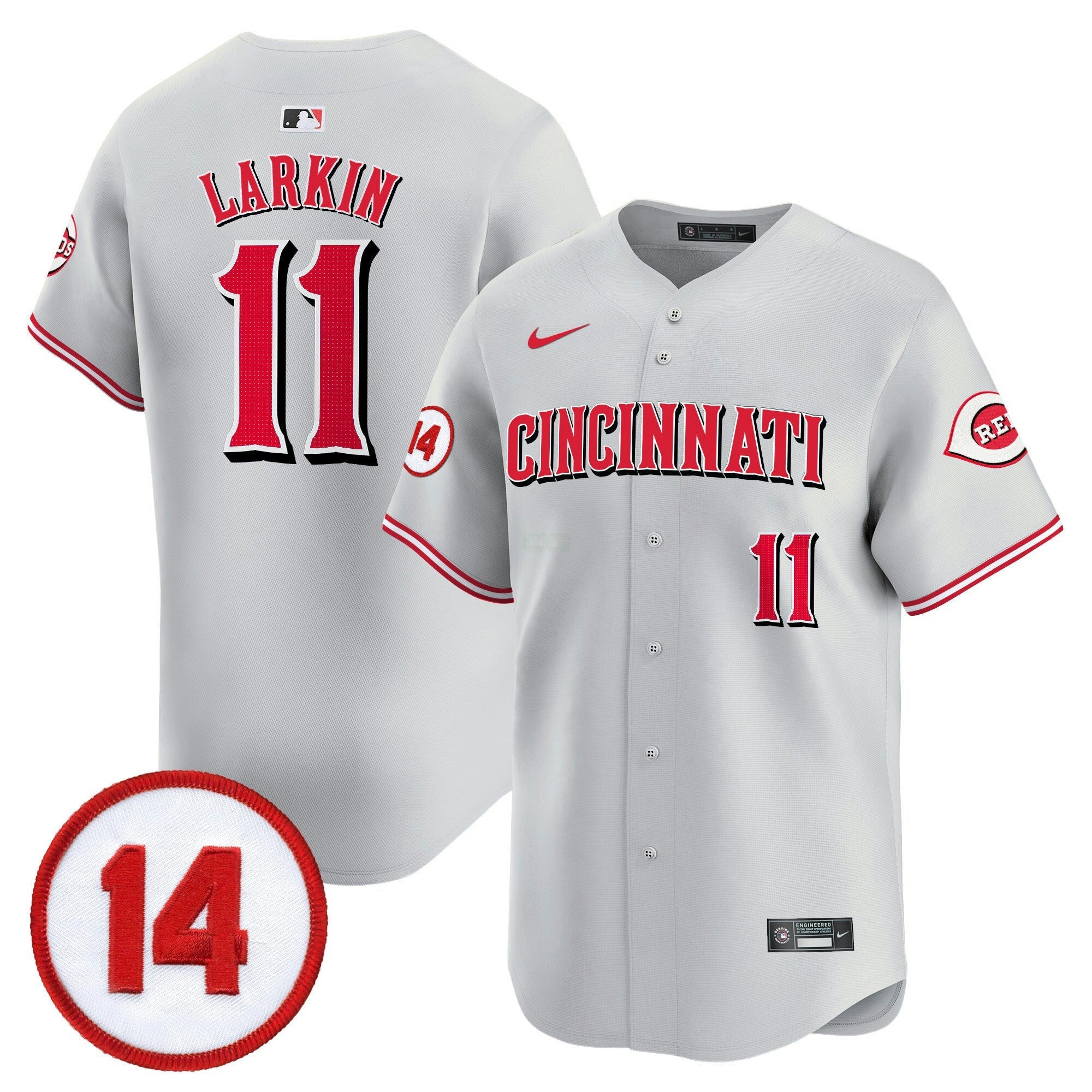 Camisa MLB Youth’s Cincinnati Pete Rose Patch Vapor Premier Limited Jersey