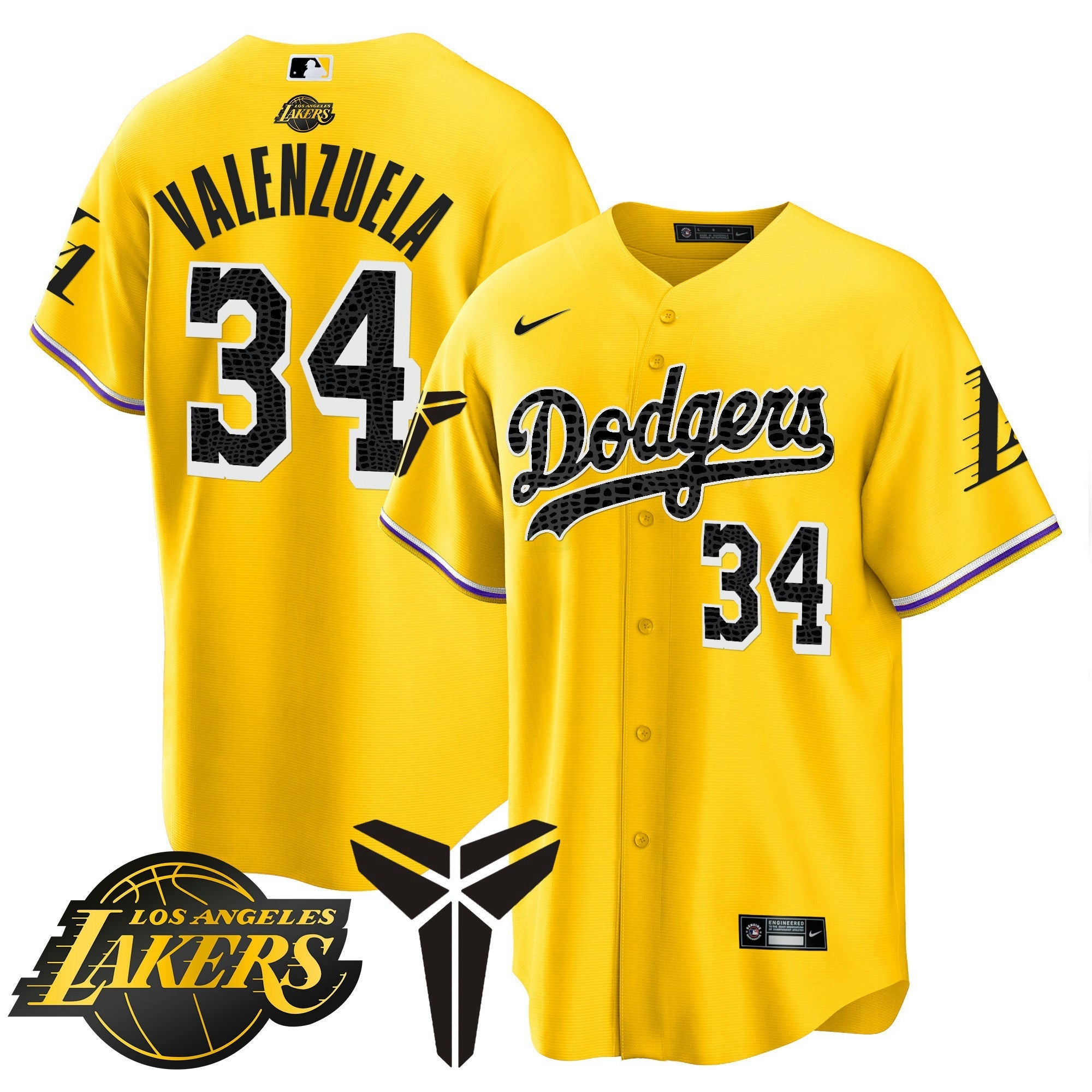 Camisa MLB Youth’s Cool Base Mamba Jersey V2