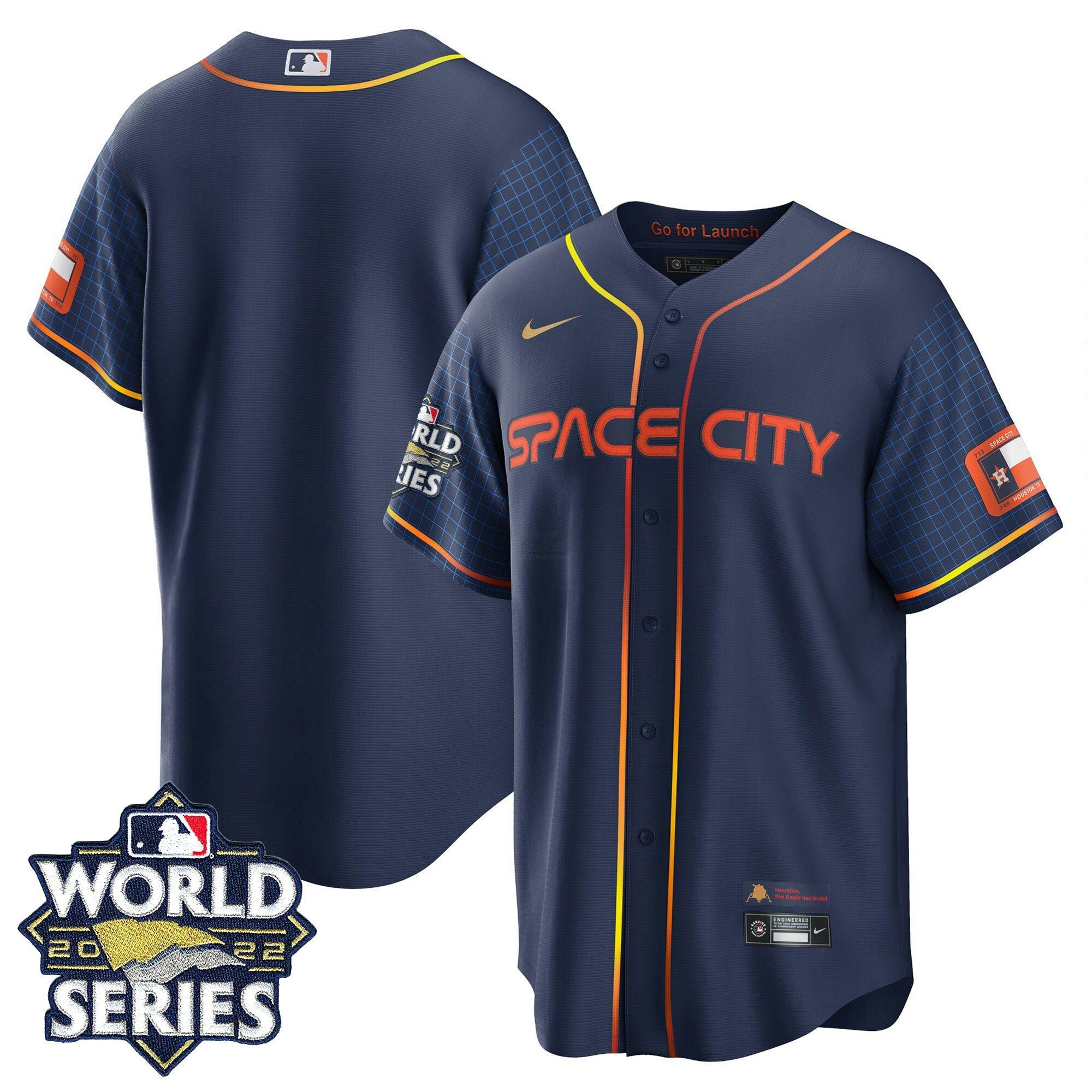 Camisa MLB Youth’s Houston Space City 2022 World Series Jersey