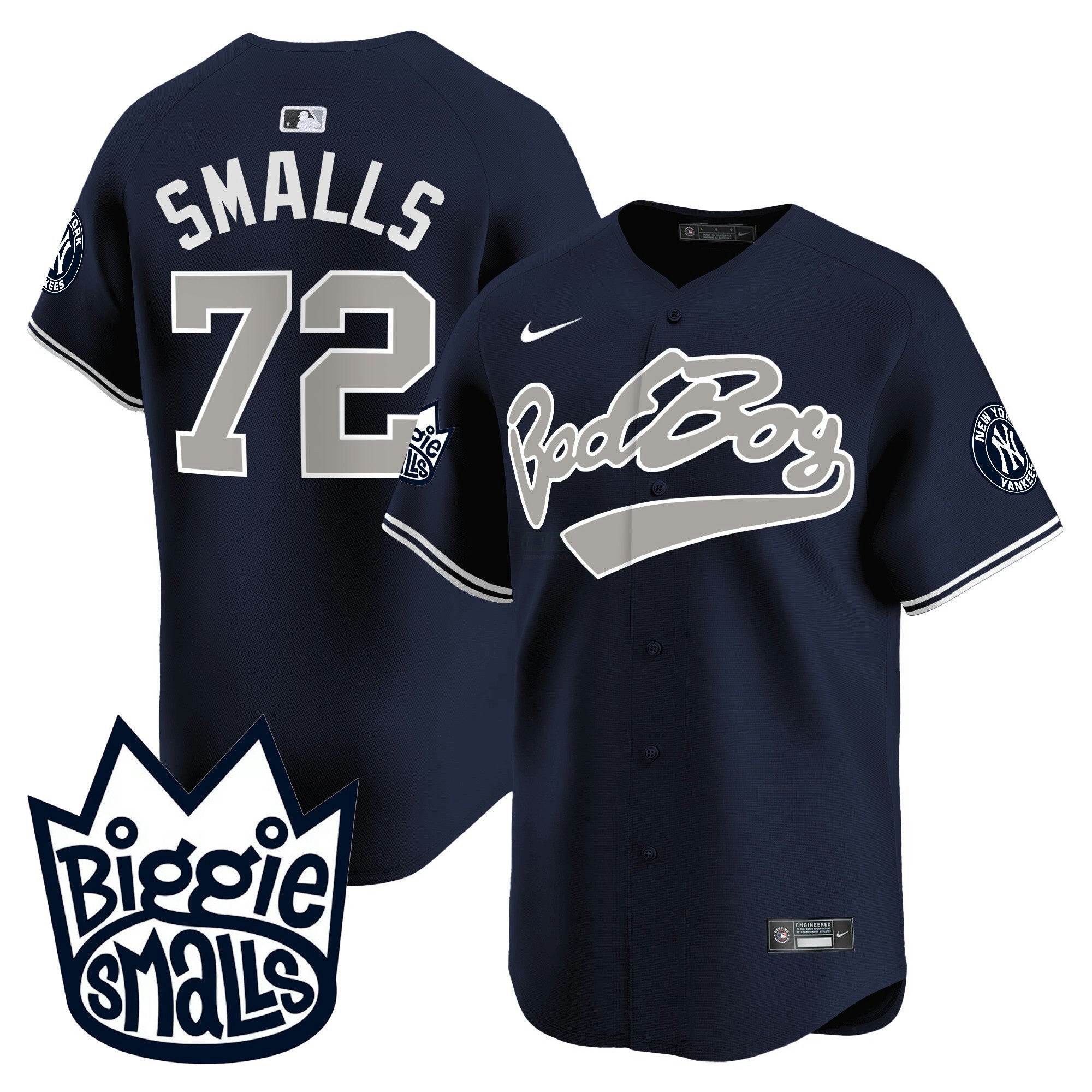 Camisa MLB Youth’s New York Biggie Smalls Vapor Premier Limited Jersey