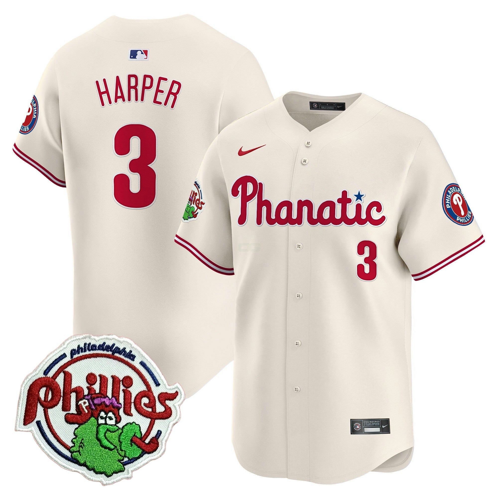 Camisa MLB Youth’s Phanatic Patch Vapor Premier Limited Jersey