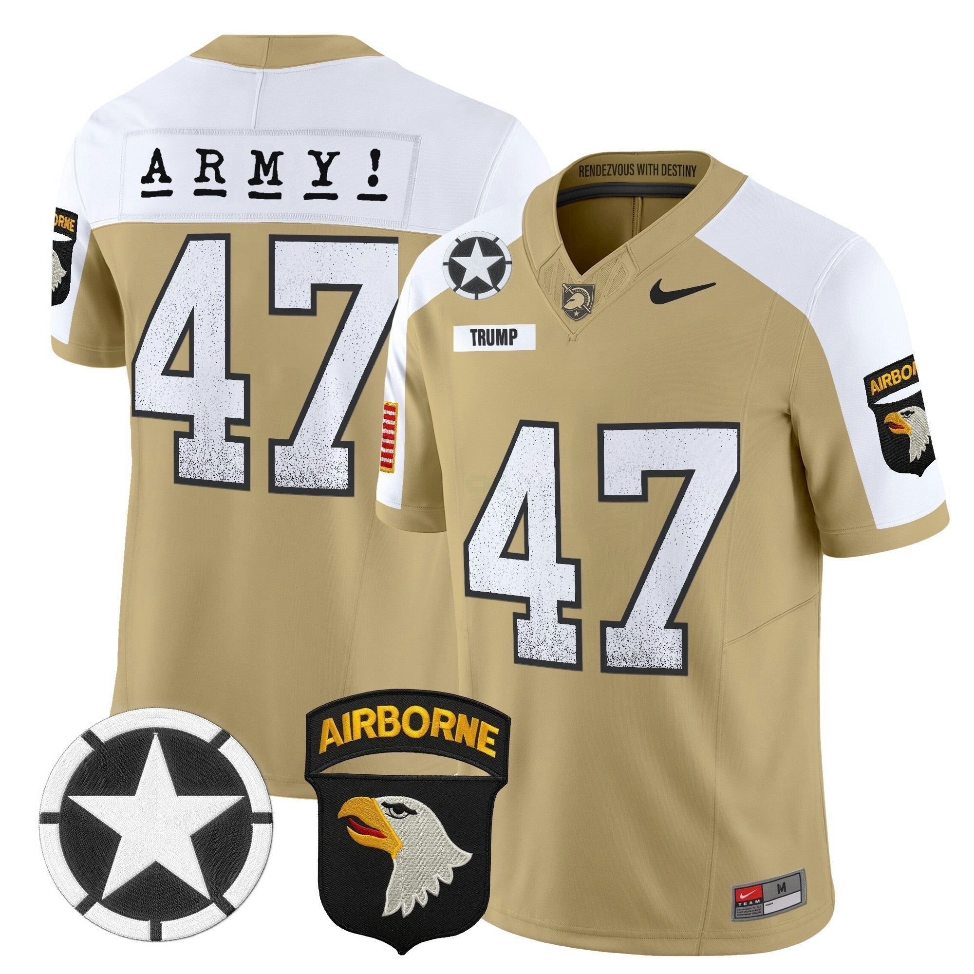 Camisa NCAA 101st Airborne Division Patch 2024 Vapor Limited Jersey