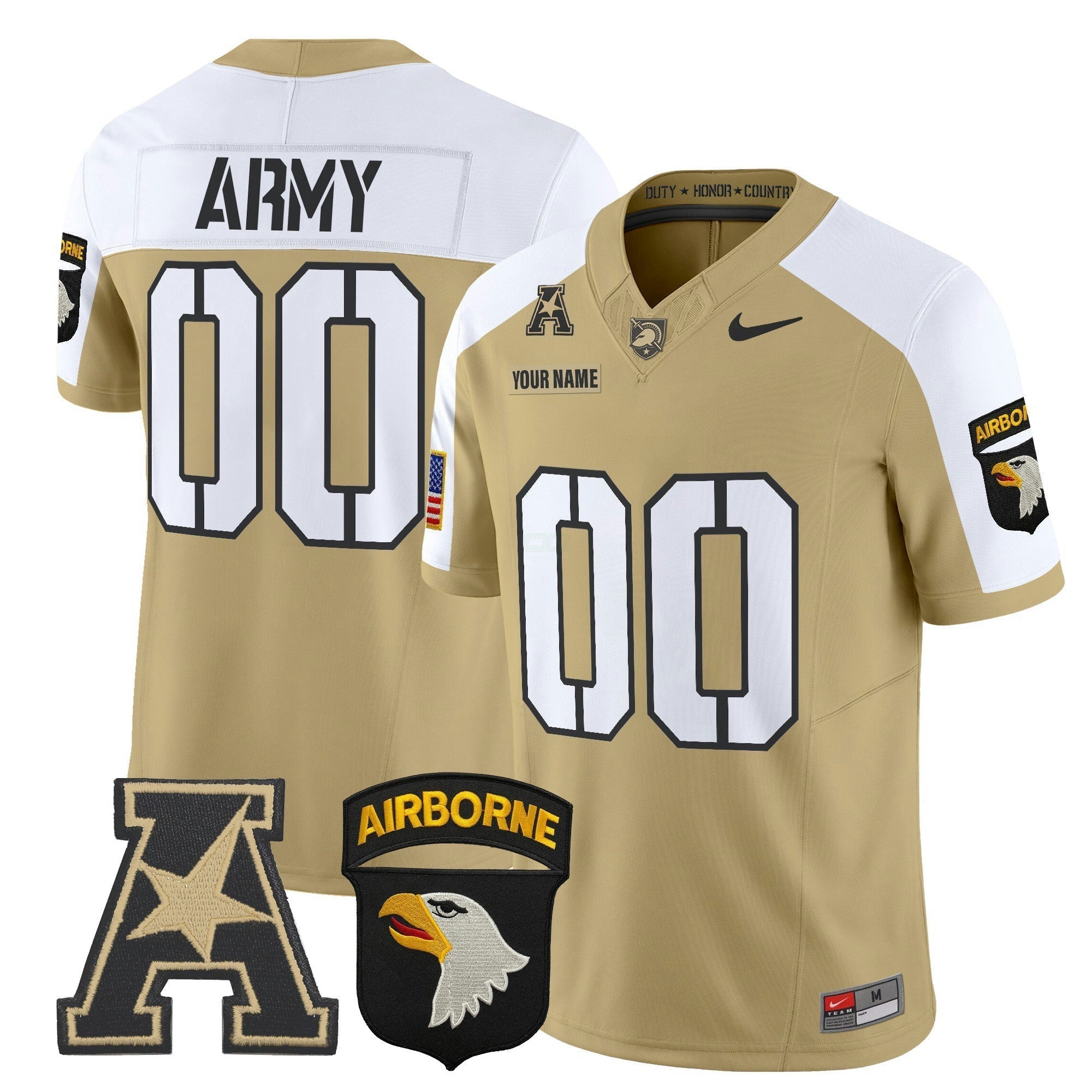 Camisa NCAA 101st Airborne Division Patch 2024 Vapor Limited Jersey V2