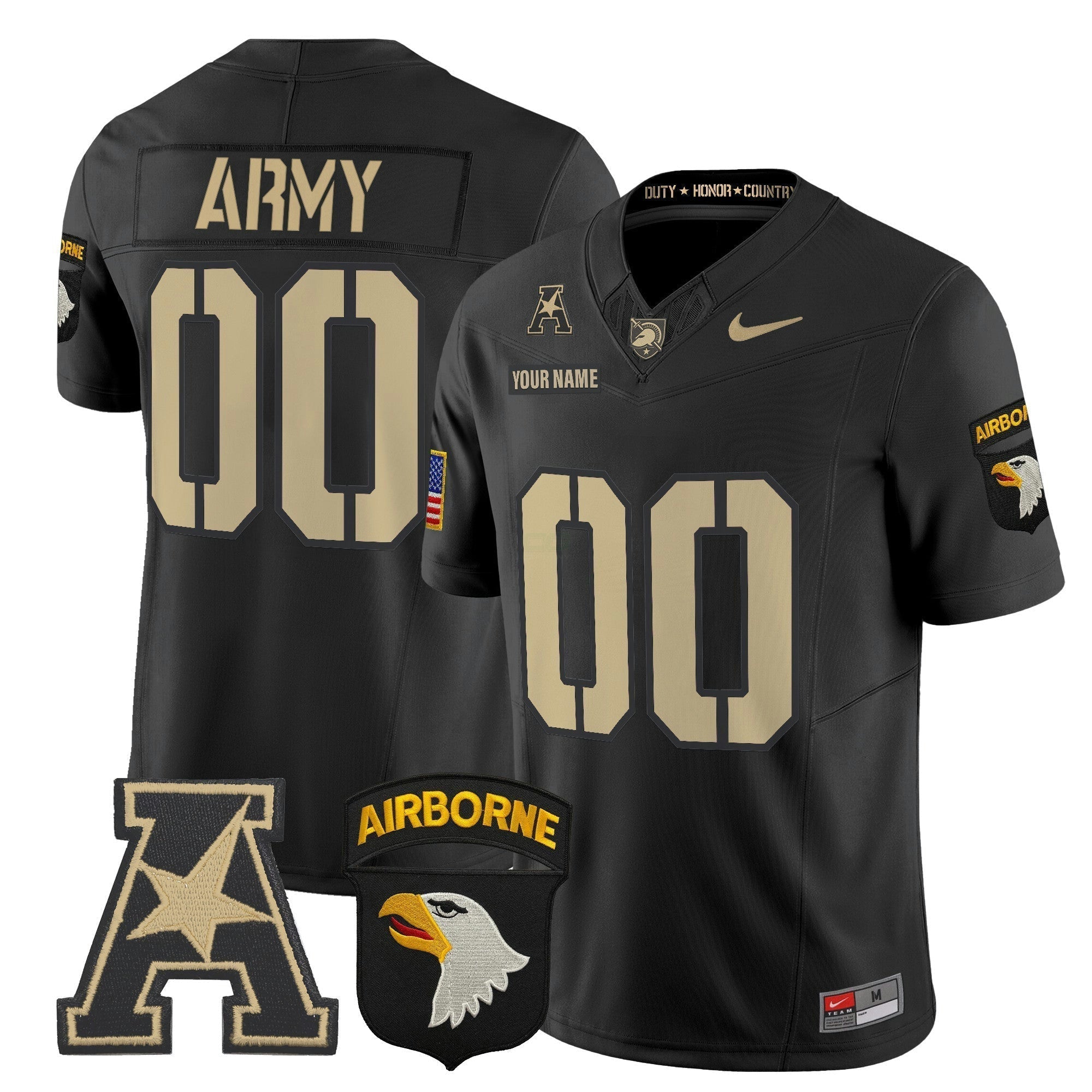 Camisa NCAA 101st Airborne Division Patch 2024 Vapor Limited Jersey V2
