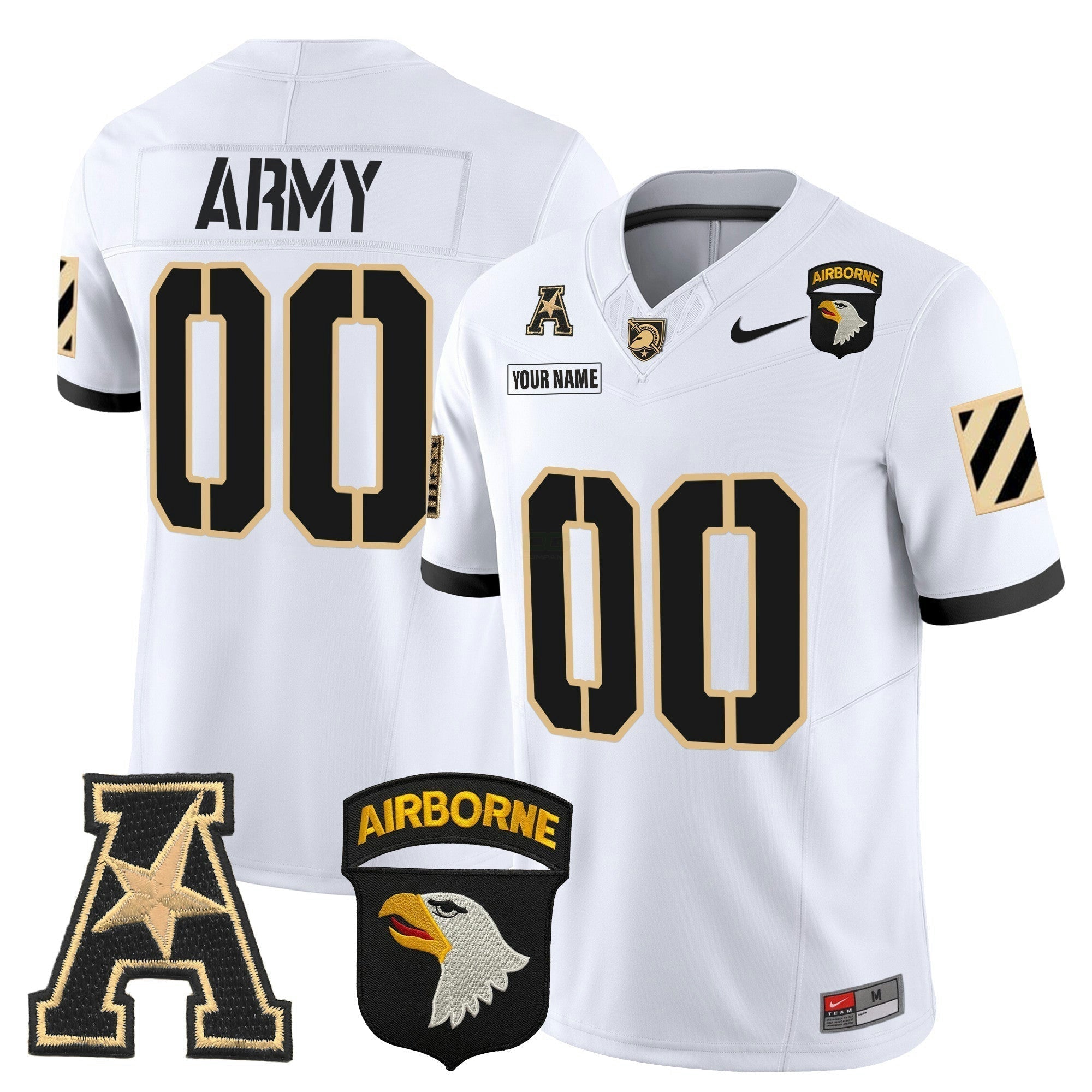 Camisa NCAA 101st Airborne Division Patch 2024 Vapor Limited Jersey V3