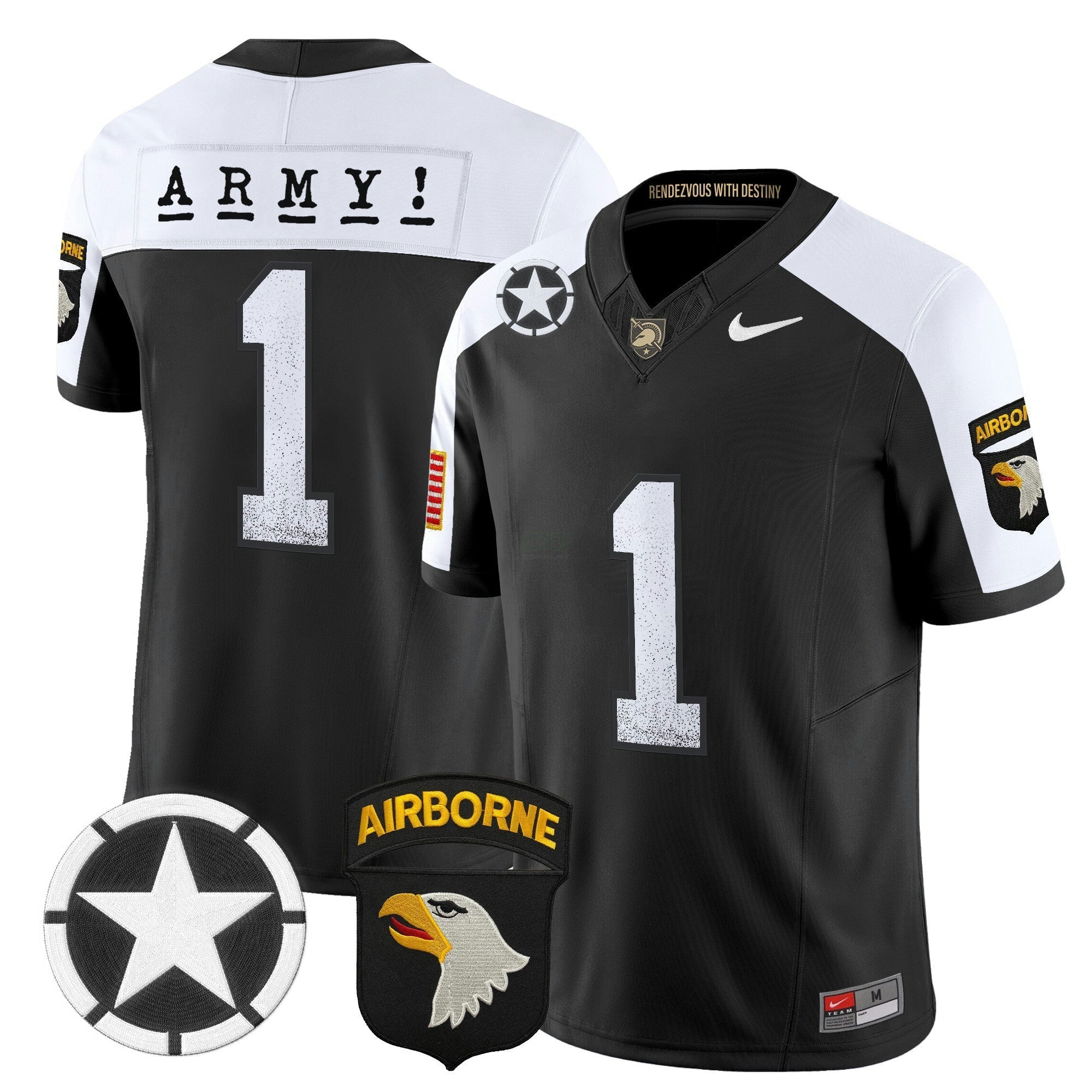 Camisa NCAA 101st Airborne Division Patch 2024 Vapor Limited Jersey