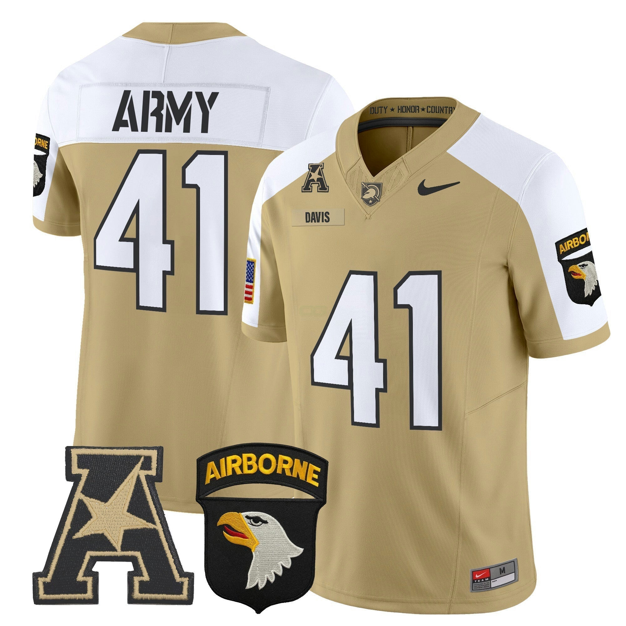 Camisa NCAA 101st Airborne Division Patch 2024 Vapor Limited Jersey V2