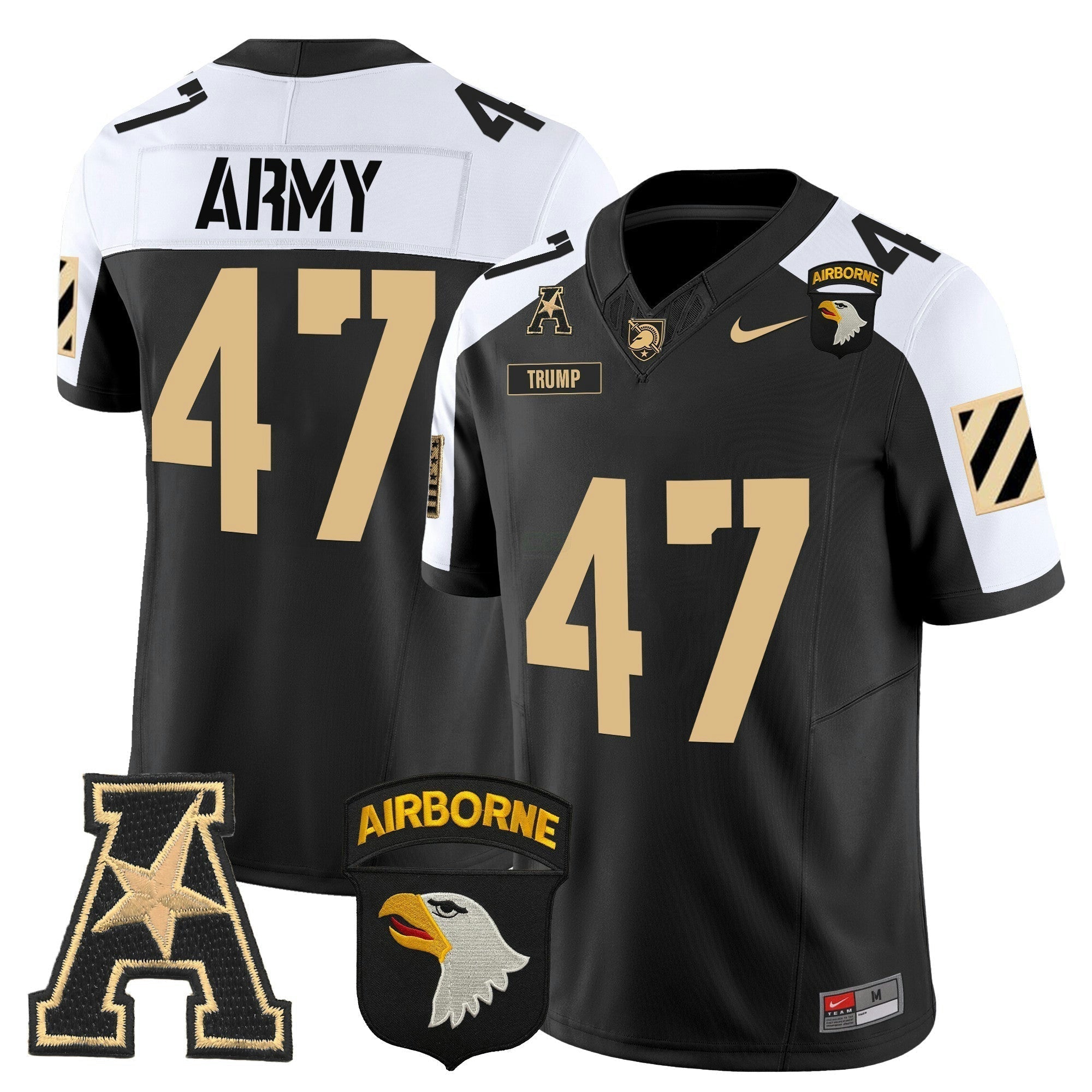 Camisa NCAA 101st Airborne Division Patch 2024 Vapor Limited Jersey V3