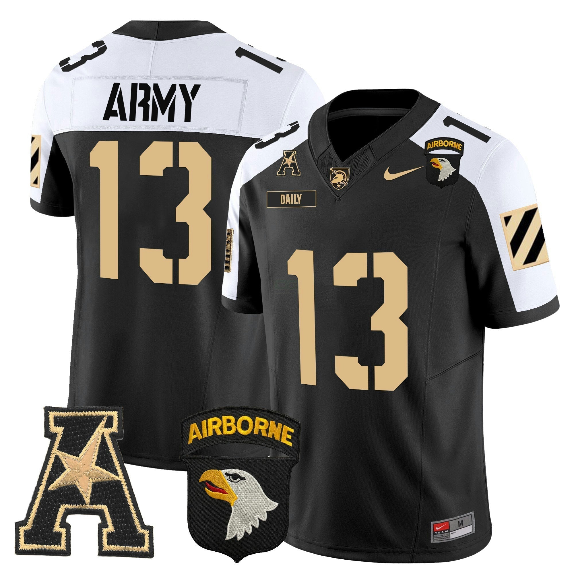 Camisa NCAA 101st Airborne Division Patch 2024 Vapor Limited Jersey V3