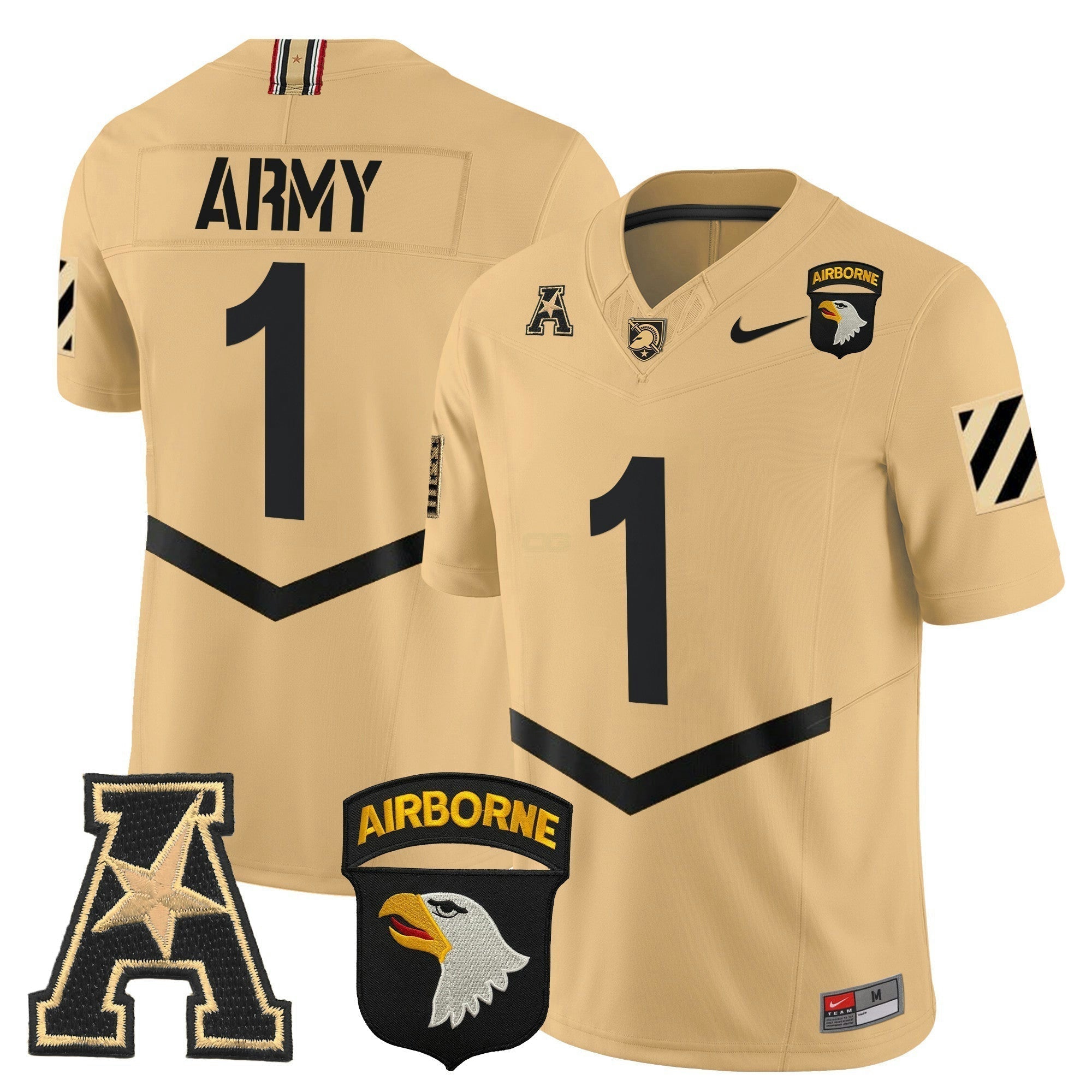 Camisa NCAA 101st Airborne Division Patch 2024 Vapor Limited Jersey V3