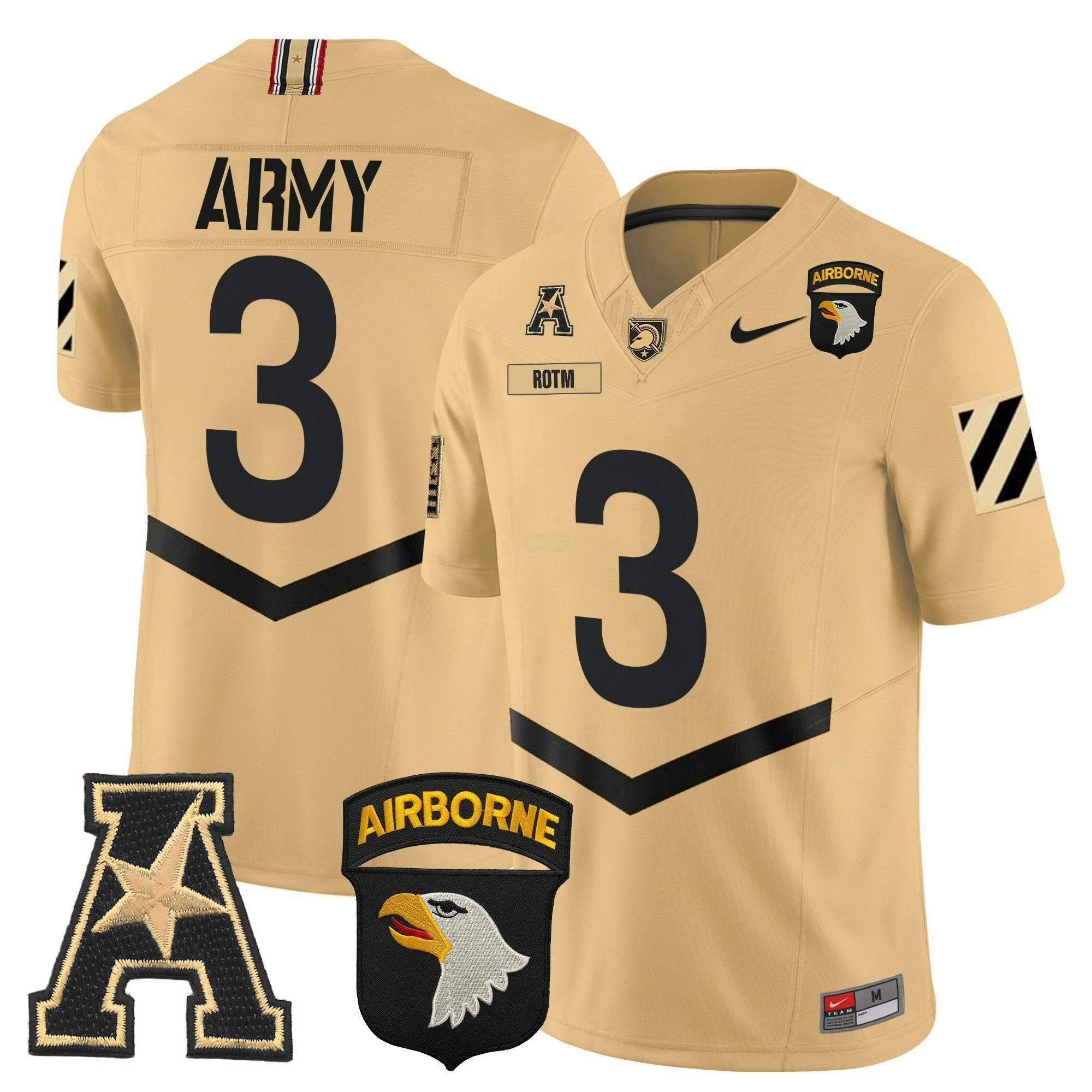 Camisa NCAA 101st Airborne Division Patch 2024 Vapor Limited Jersey V3