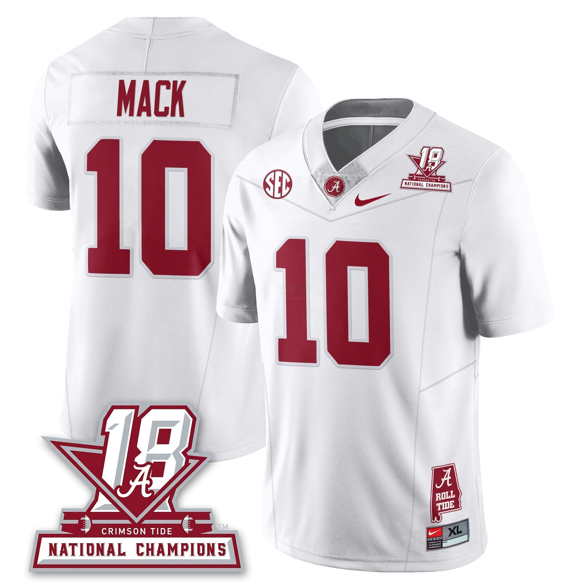 Camisa NCAA 18x-Time National Champions Vapor Limited Jersey