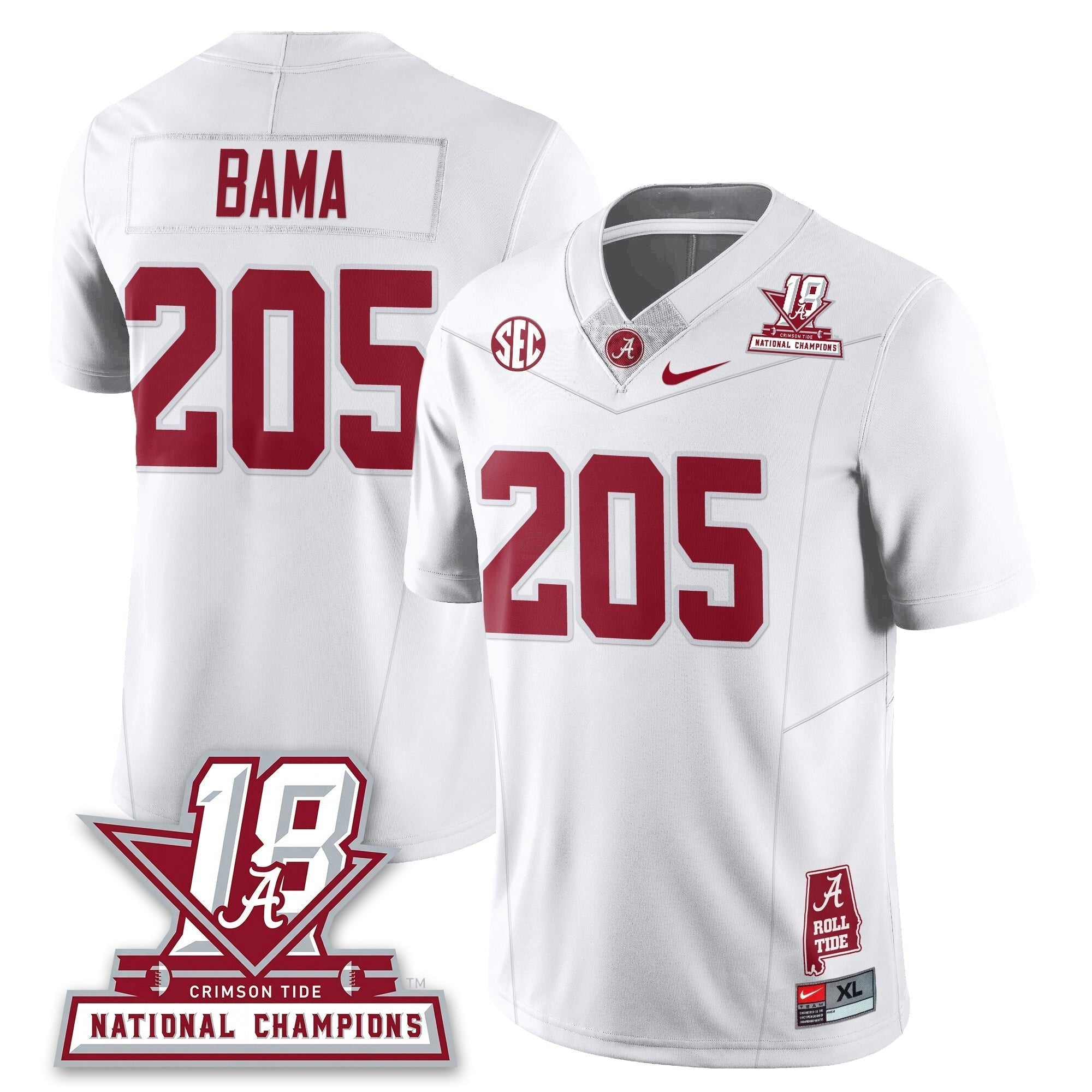 Camisa NCAA 18x-Time National Champions Vapor Limited Jersey