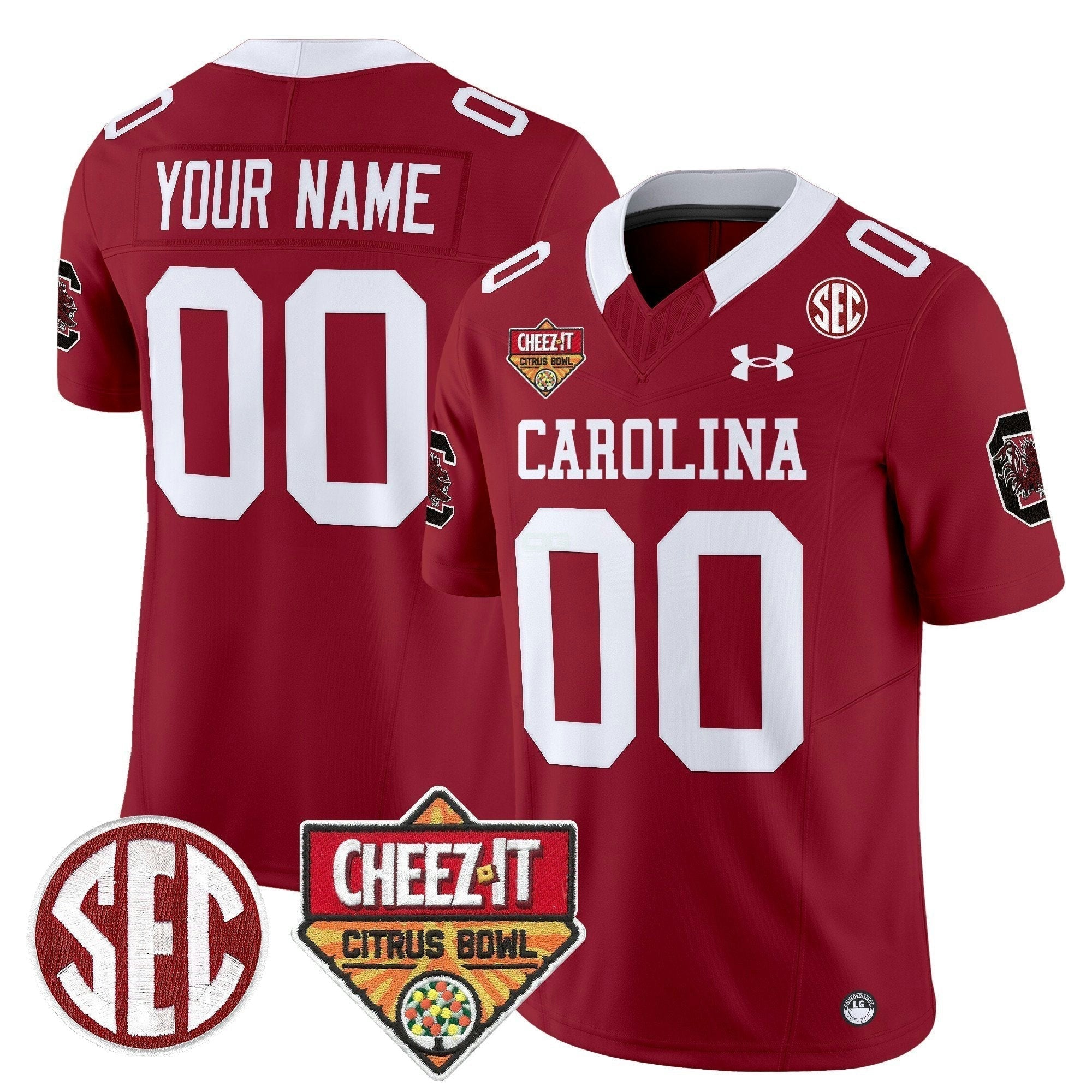 Camisa NCAA 1980 Throwback Cheez-It Citrus Bowl Patch Vapor Limited Jersey