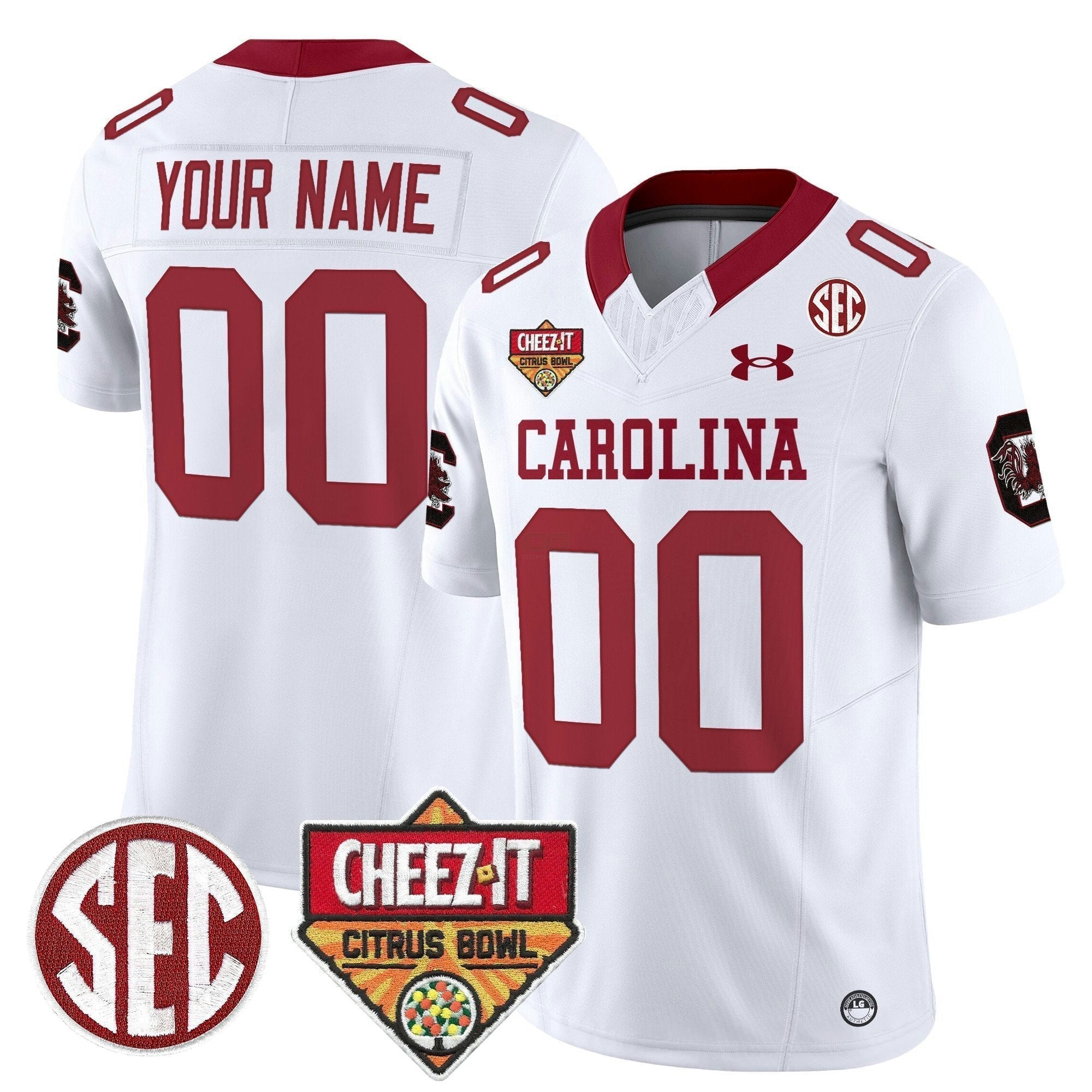 Camisa NCAA 1980 Throwback Cheez-It Citrus Bowl Patch Vapor Limited Jersey