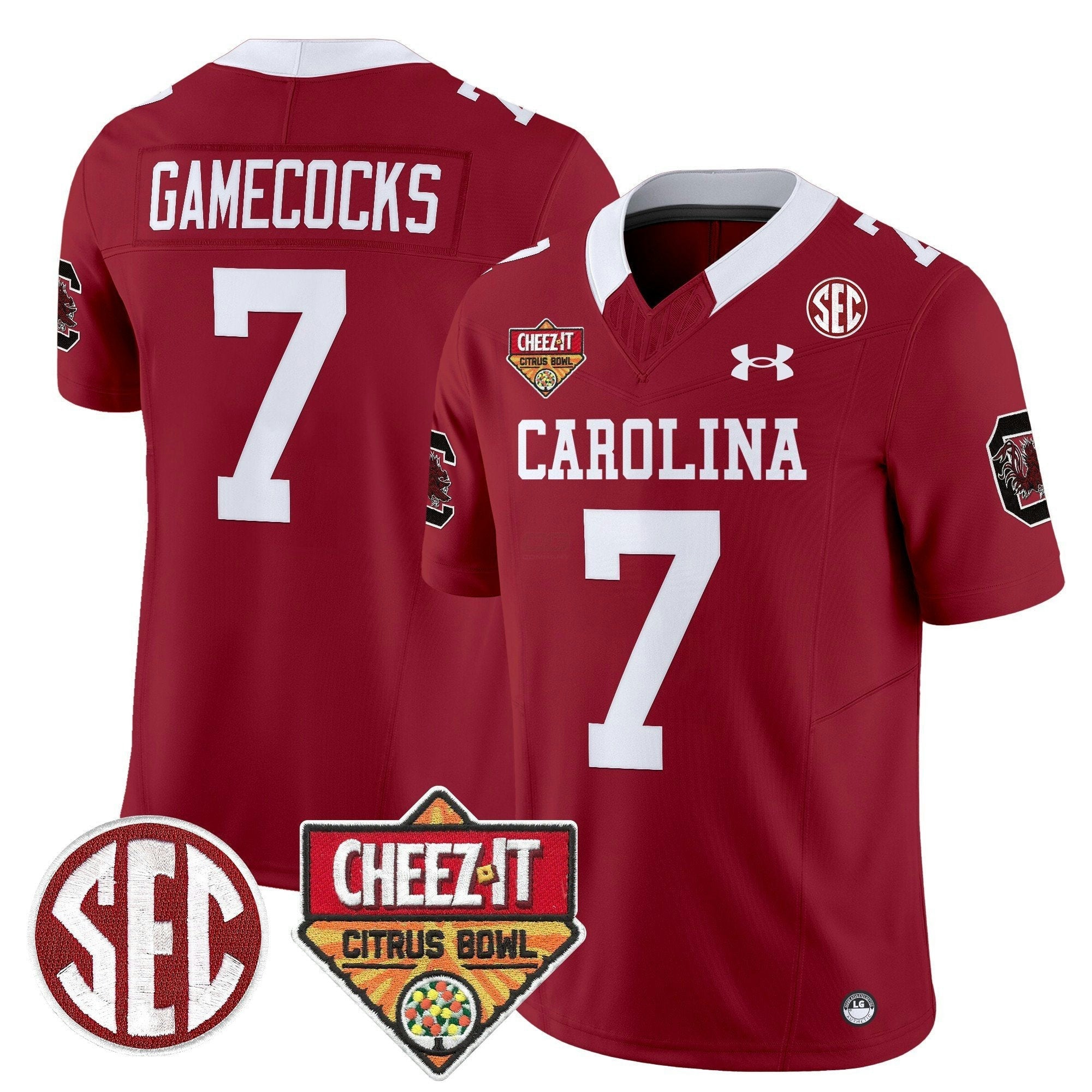Camisa NCAA 1980 Throwback Cheez-It Citrus Bowl Patch Vapor Limited Jersey