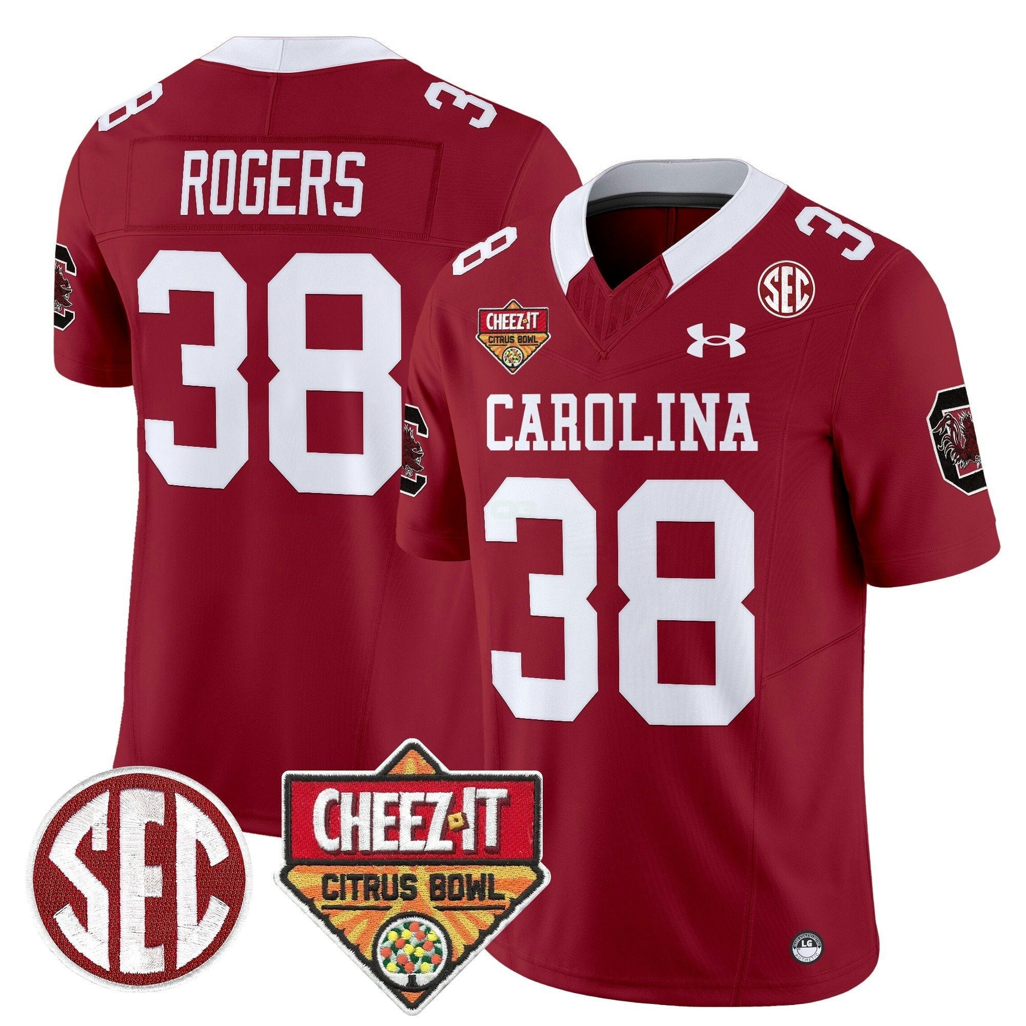 Camisa NCAA 1980 Throwback Cheez-It Citrus Bowl Patch Vapor Limited Jersey