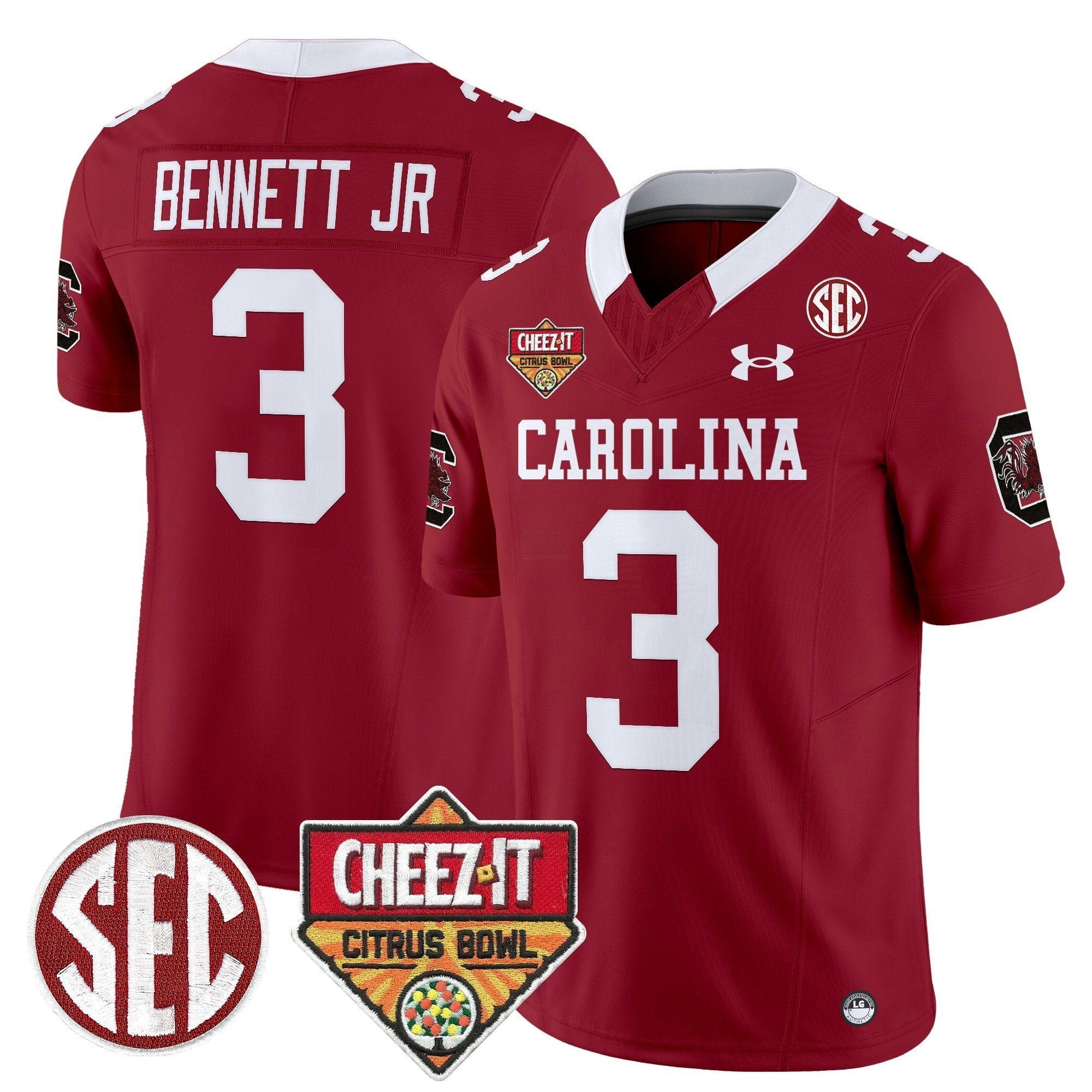 Camisa NCAA 1980 Throwback Cheez-It Citrus Bowl Patch Vapor Limited Jersey